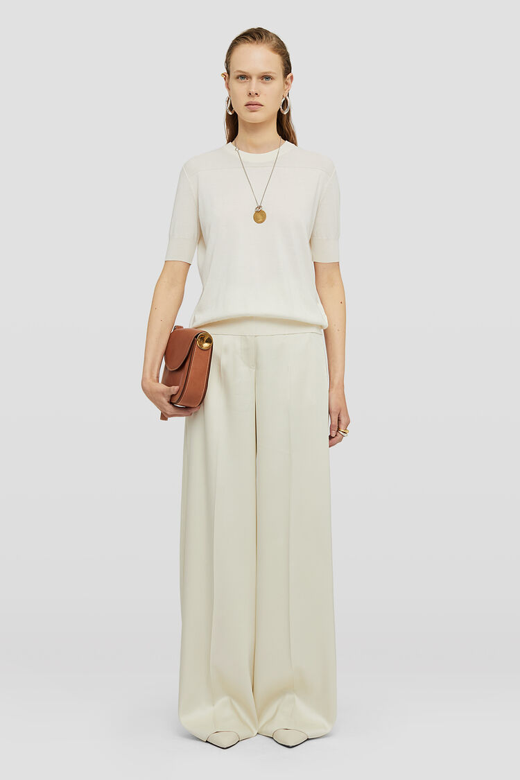 T-shirt in maglia di cotone - T-shirt T-shirt in maglia di cotone - T-shirt - Image 1