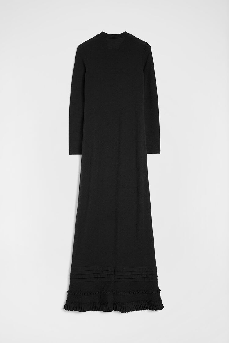 Wool Jersey Ruffle Dress - Dresses Wool Jersey Ruffle Dress - Dresses - Image 7