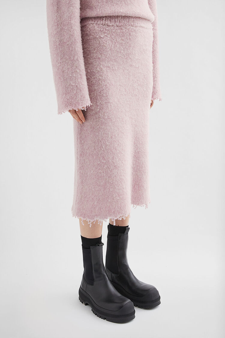 Wool Knit Skirt - Skirts Wool Knit Skirt - Skirts - Image 3