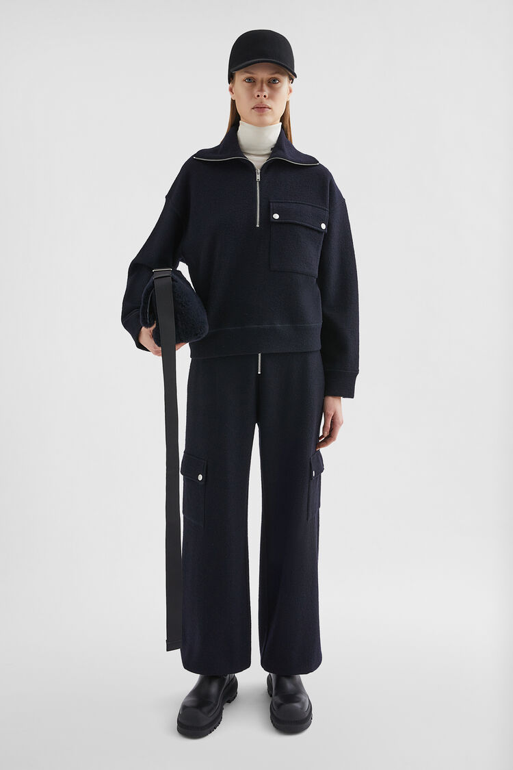 Felt Wool Sweatpants - Trousers Felt Wool Sweatpants - Trousers - Image 1