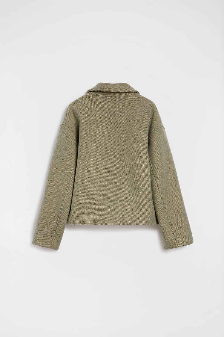 Wool Gabardine Padded Blouson - Jackets Wool Gabardine Padded Blouson - Jackets - Image 7
