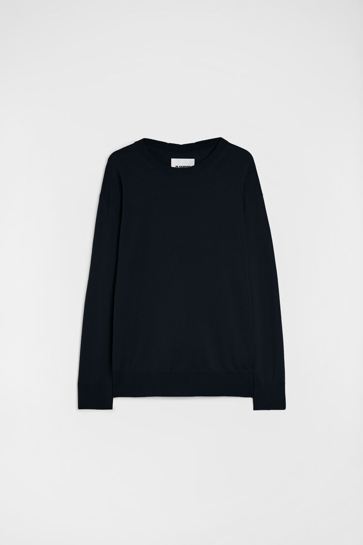 Midweight Wool Crew-Neck Sweater - Sweaters Midweight Wool Crew-Neck Sweater - Sweaters - Image 5