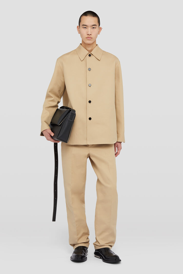 Hemdjacke aus doppelter Baumwolle - Jacken Hemdjacke aus doppelter Baumwolle - Jacken - Image 1
