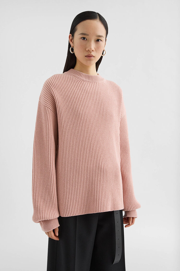 Midweight Wool Crew-Neck Sweater - Sweaters Midweight Wool Crew-Neck Sweater - Sweaters - Image 2