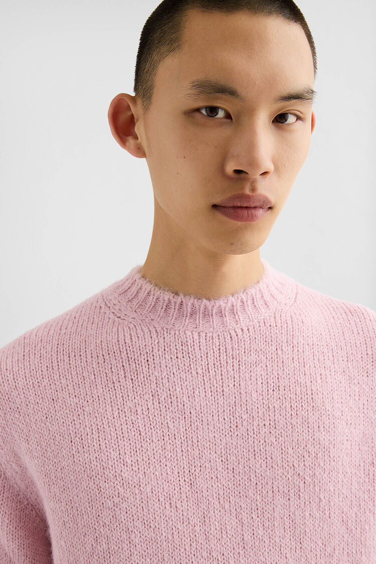 Midweight Wool Crew-Neck Sweater - Sweaters Midweight Wool Crew-Neck Sweater - Sweaters - Image 3