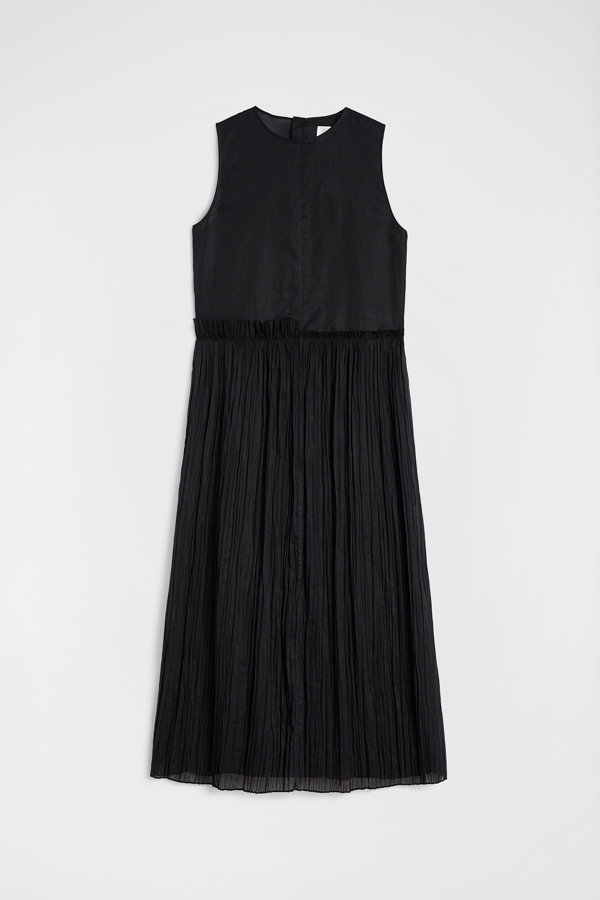 Cotton Muslin Pleated Dress - Dresses - Image 5