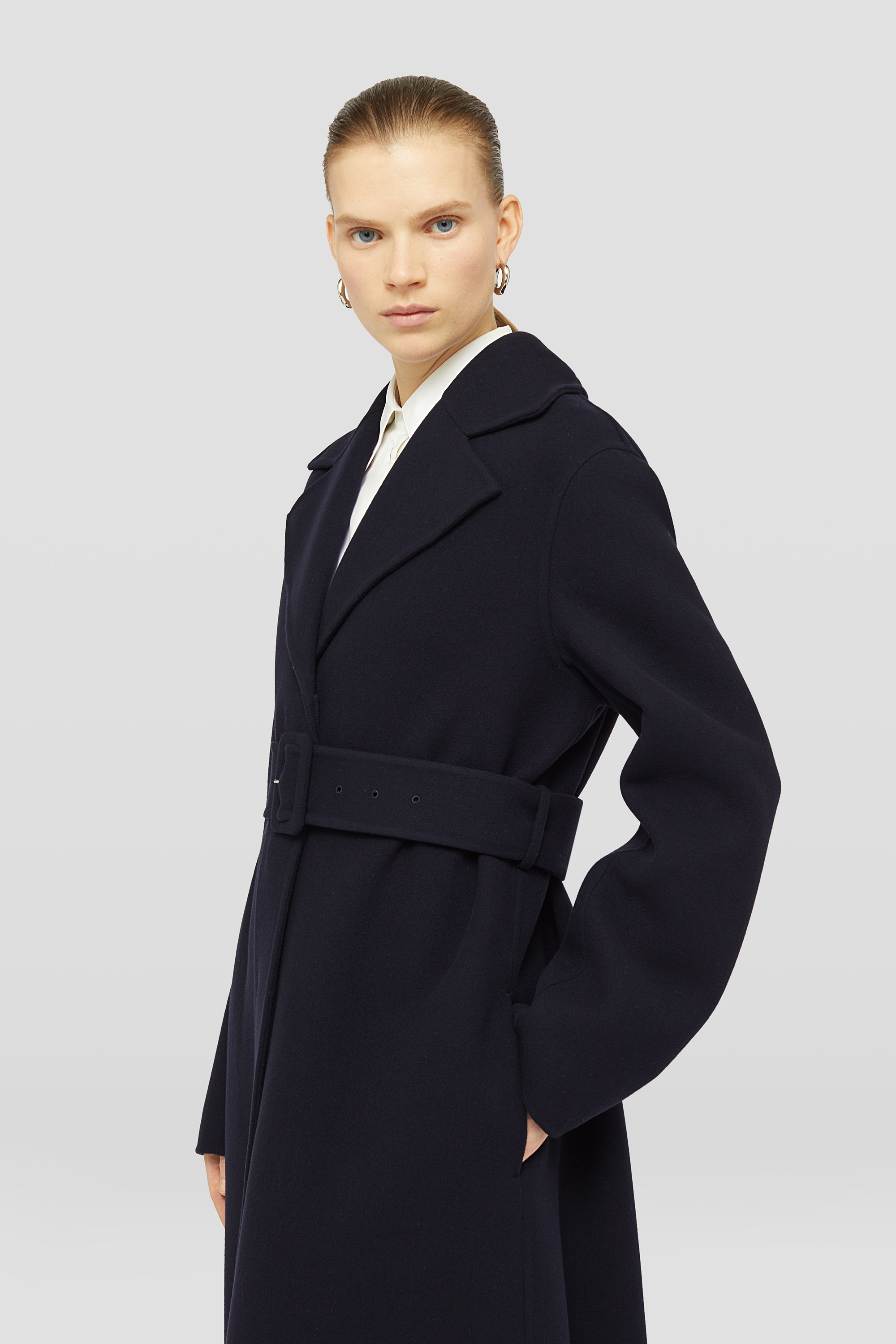 Wool Belted Coat - Coats - Image 2