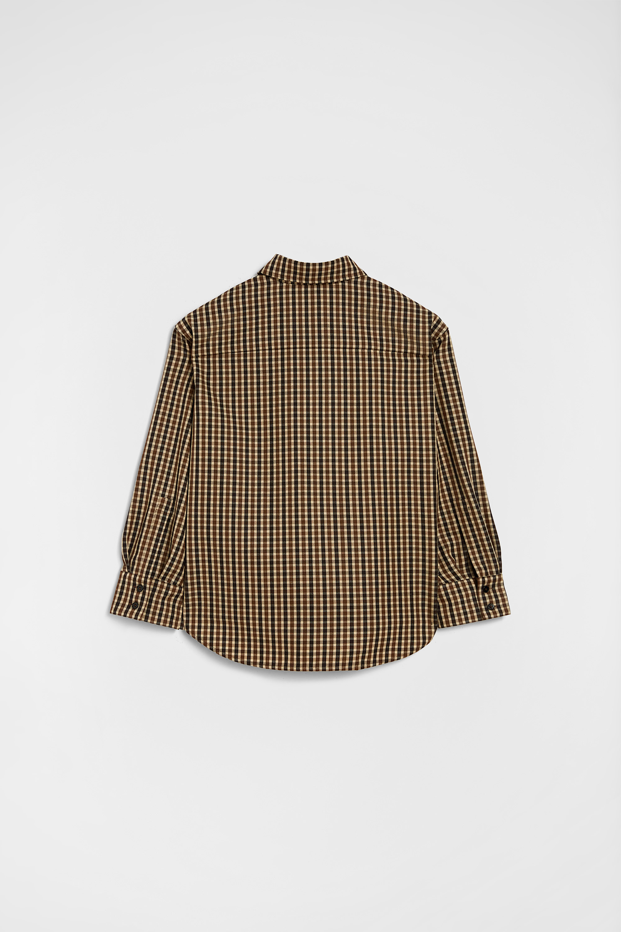 Wool Canvas Printed Shirt - Shirts - Image 7