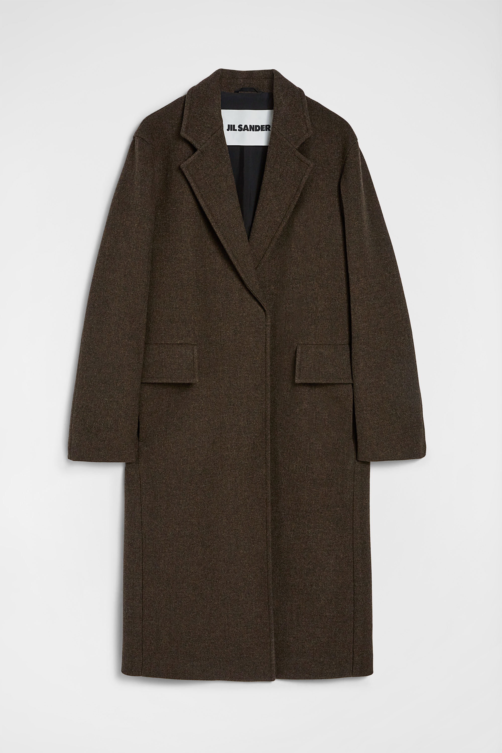 Melanged Wool Coat - Coats - Image 5