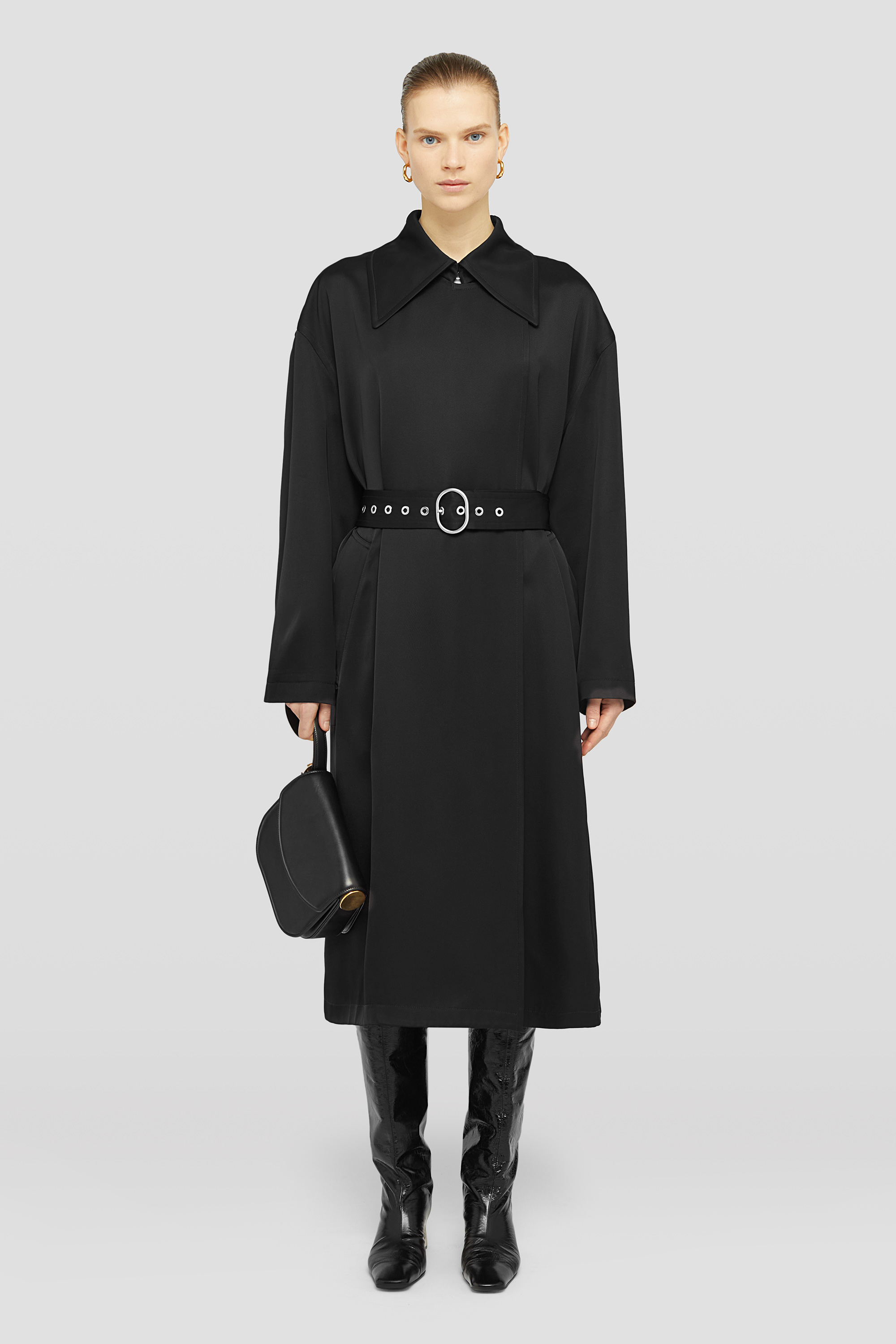 Silk Blend Trench Coat - Jackets - Image 1