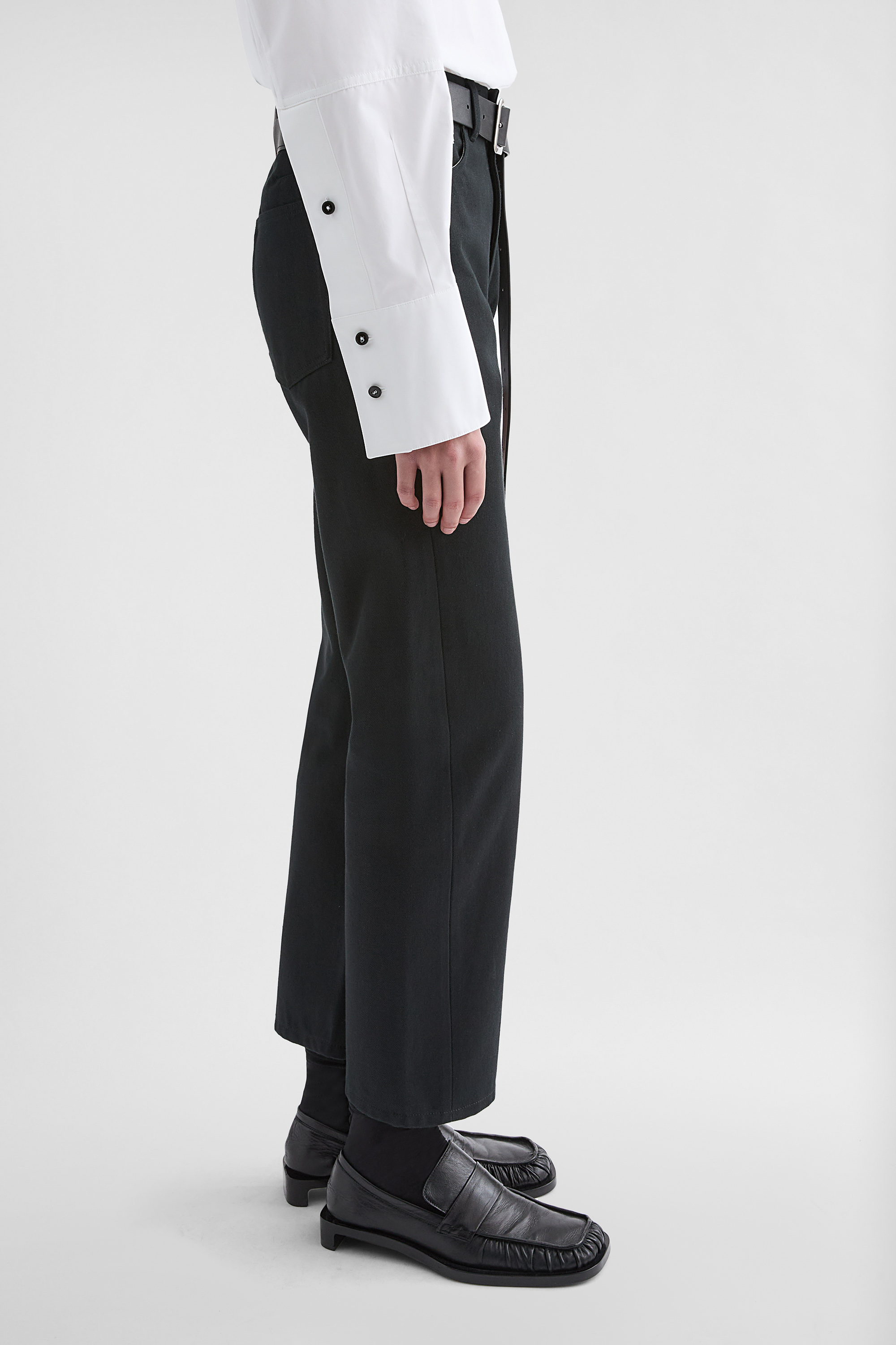 Slim Denim Trousers - Trousers - Image 3