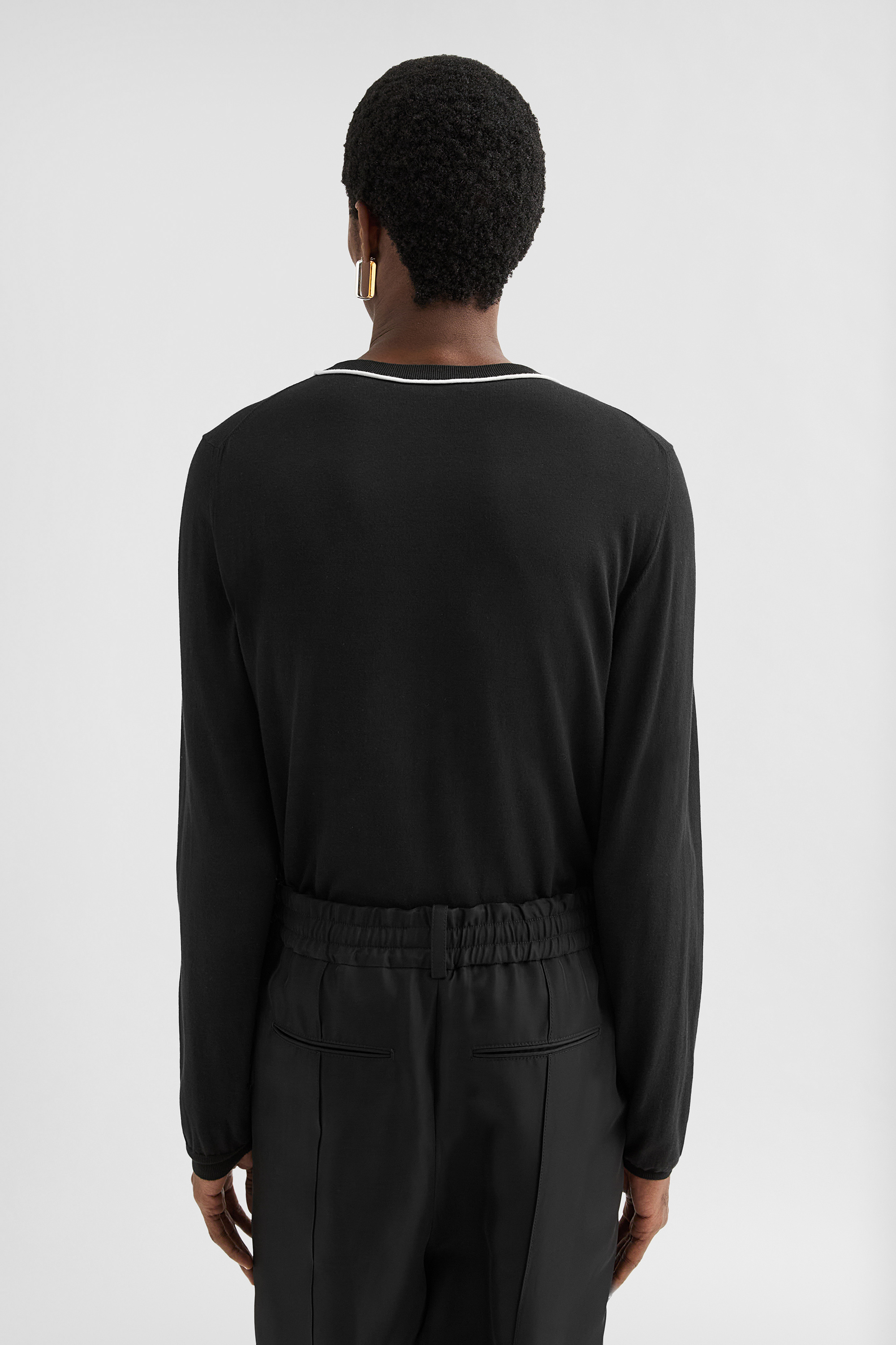 Lightweight Cotton Crew-Neck Sweater - Sweaters - Image 4