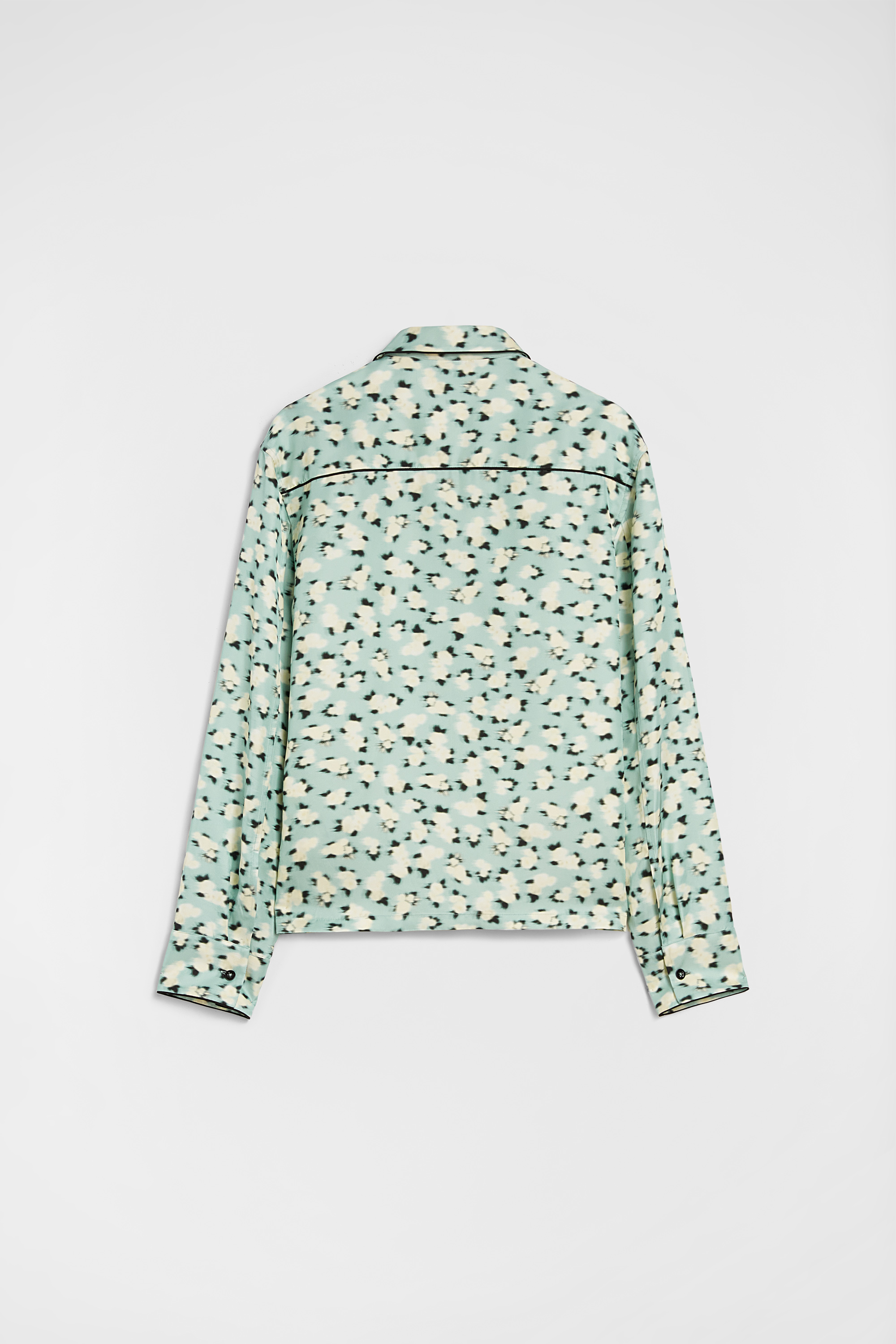 Fluid Viscose Printed Shirt - Shirts - Image 7