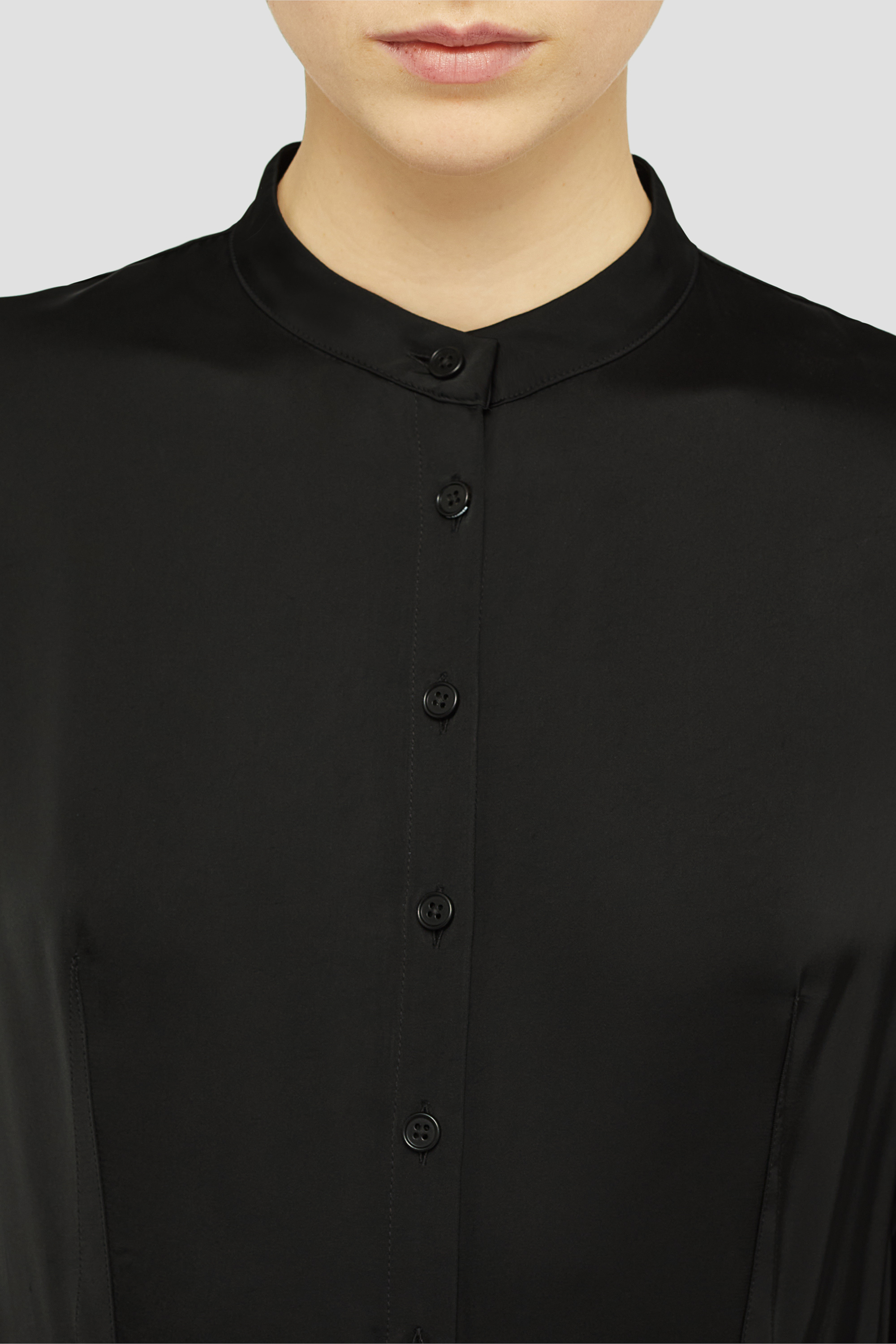 Fluid Viscose Shirt Dress - Dresses - Image 4