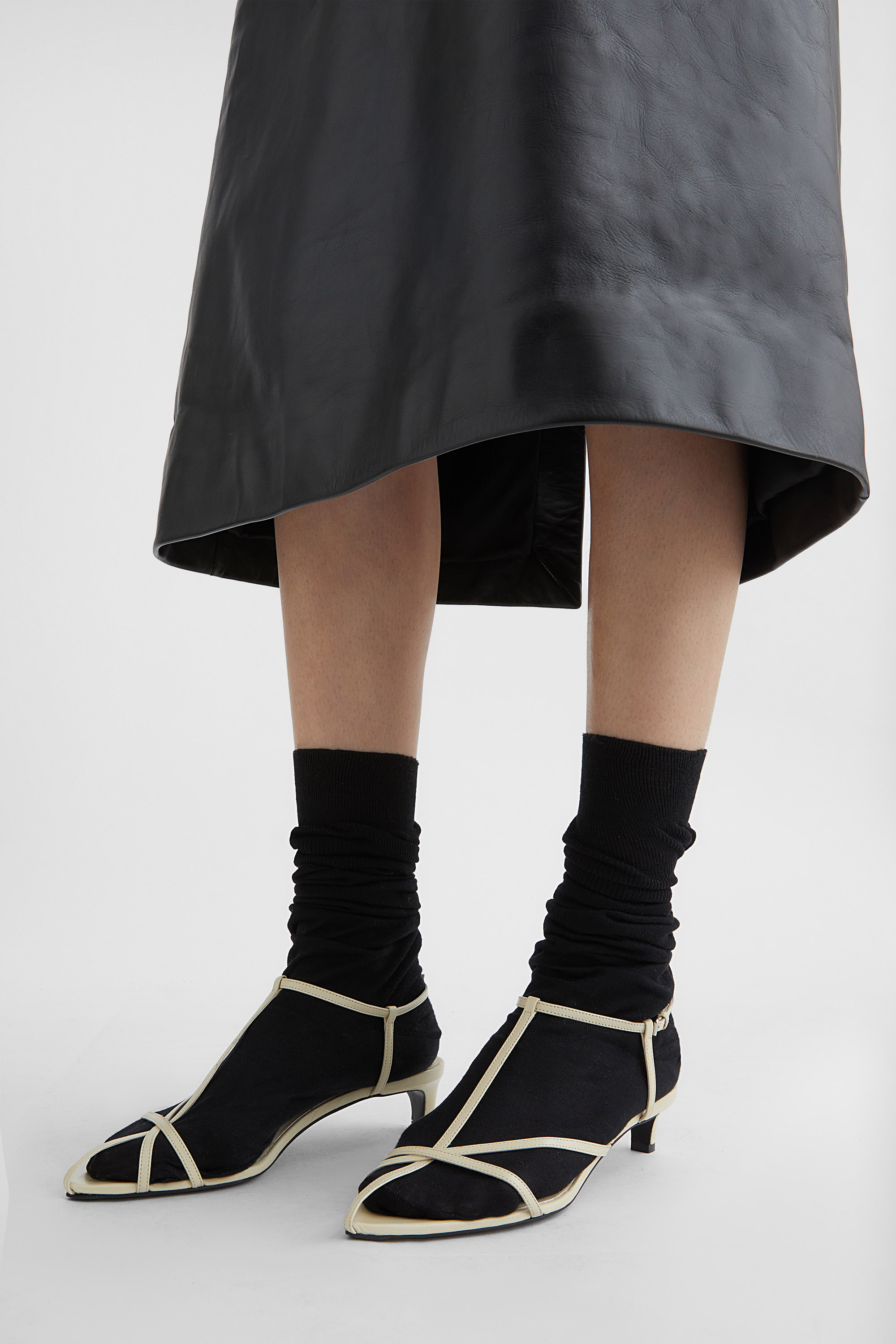 Cage Low-Heel Sandal - Heels - Image 2