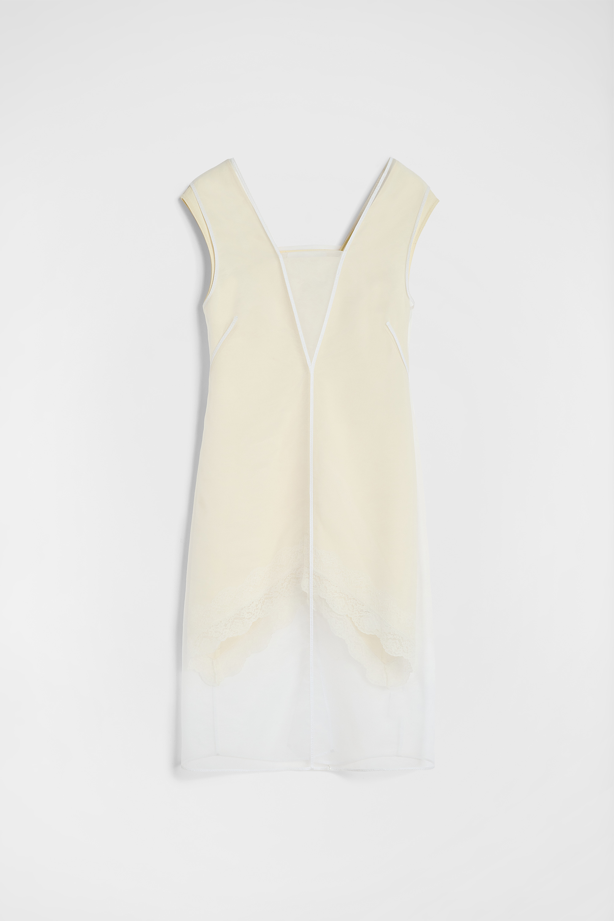 Organza V-Neck Dress - Dresses - Image 5