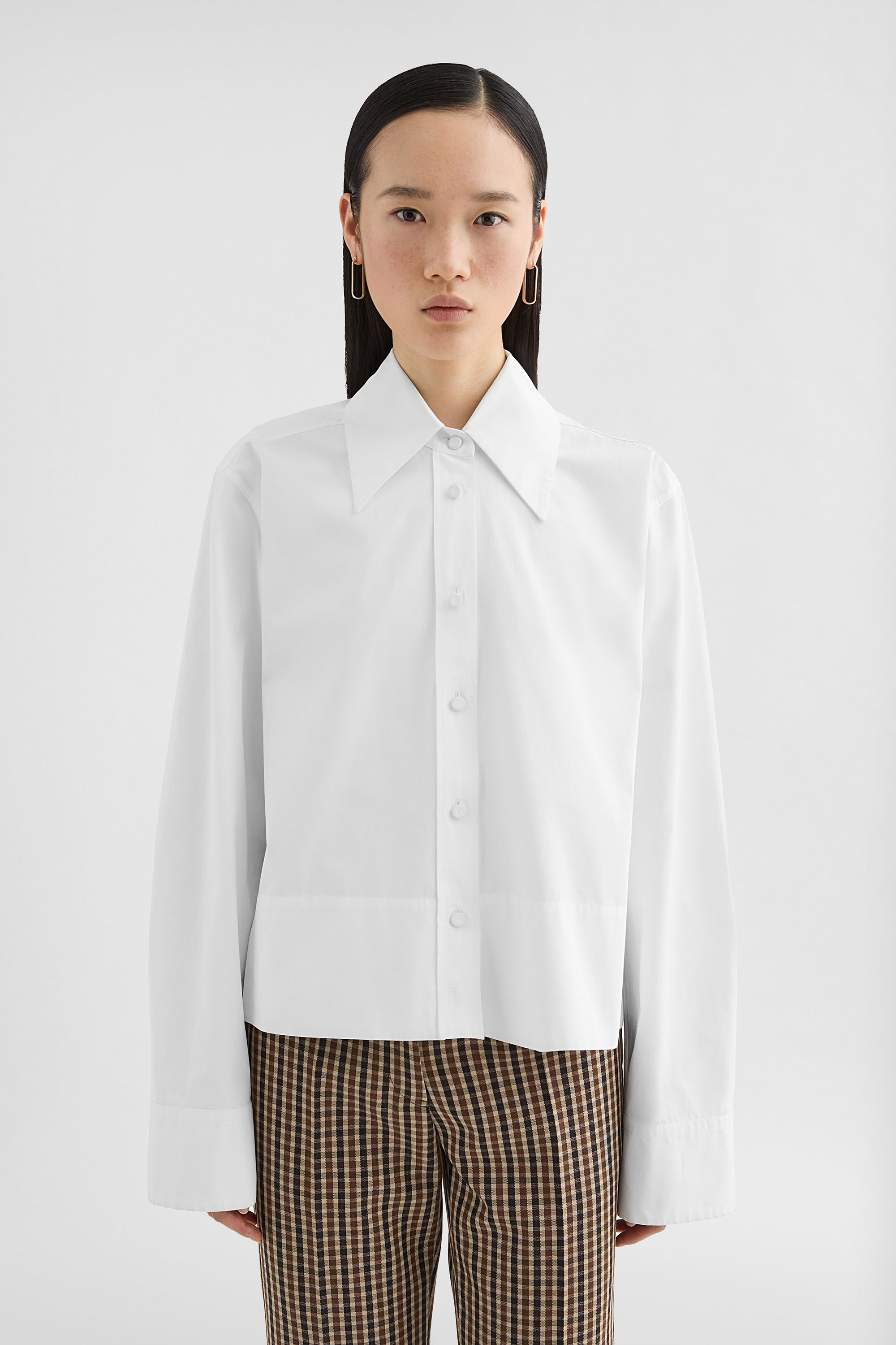 Cotton Poplin Shirt - Shirts - Image 3