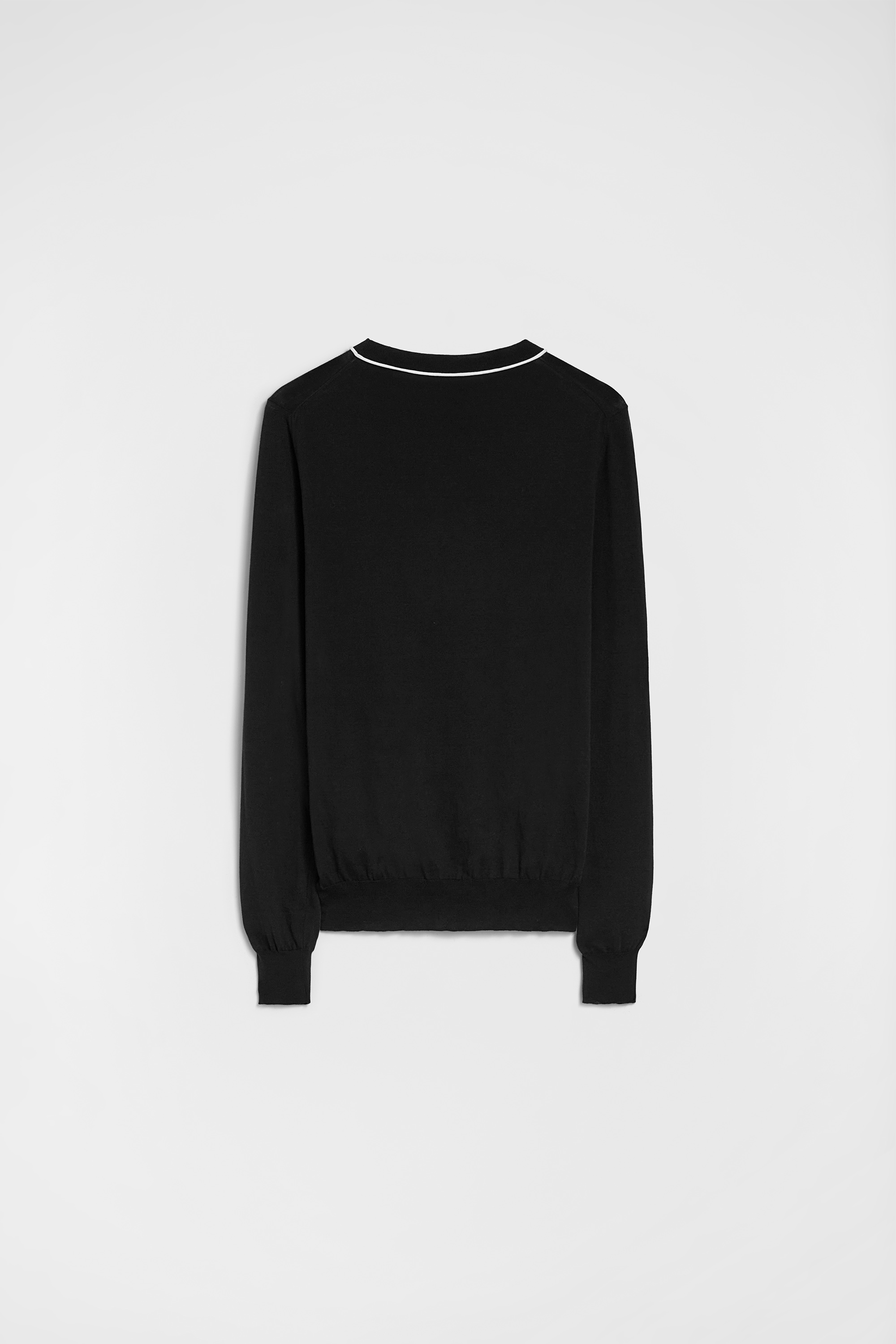 Lightweight Cotton Crew-Neck Sweater - Sweaters - Image 7