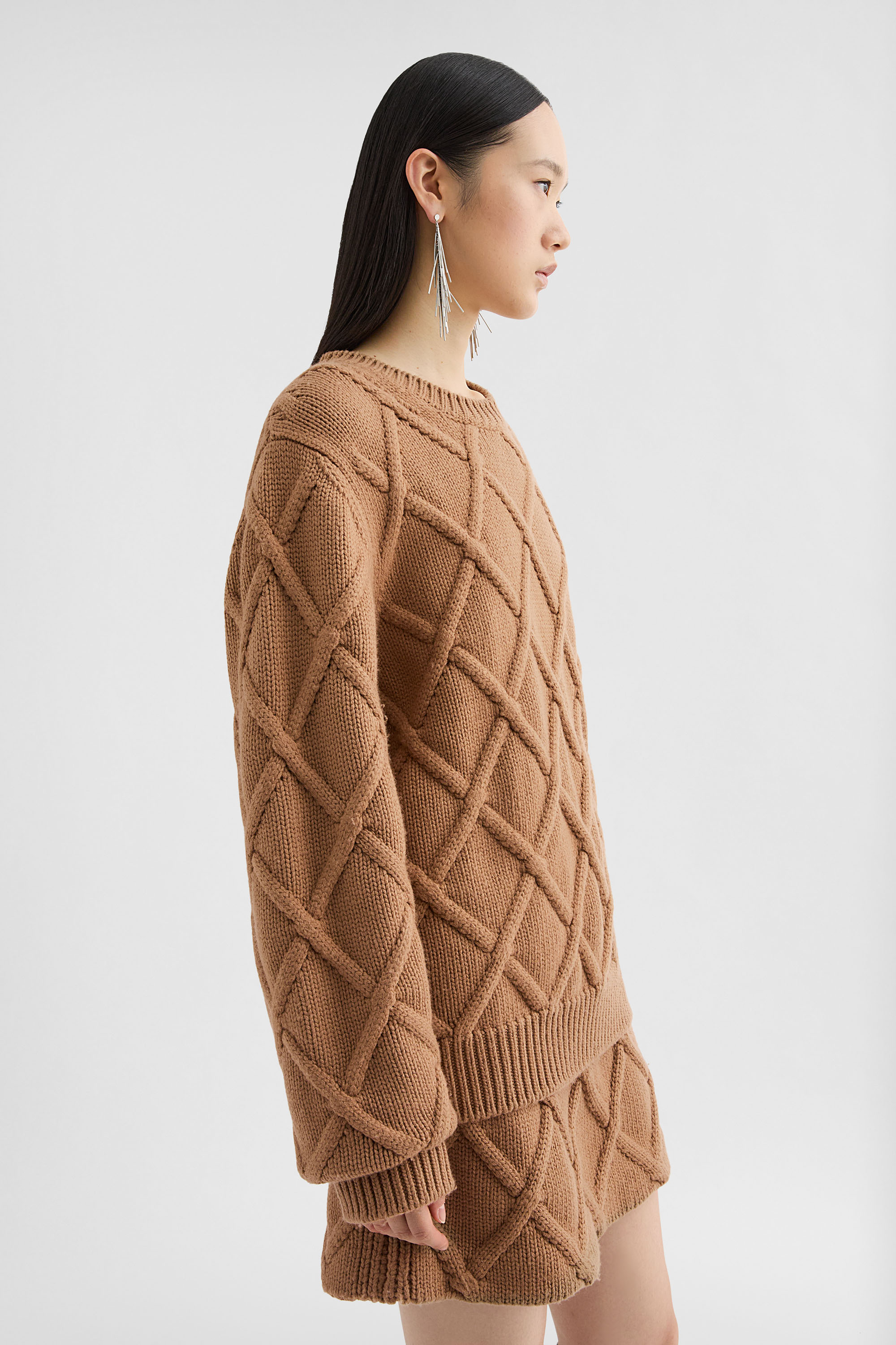 Wool Crew-Neck Sweater - Sweaters - Image 2