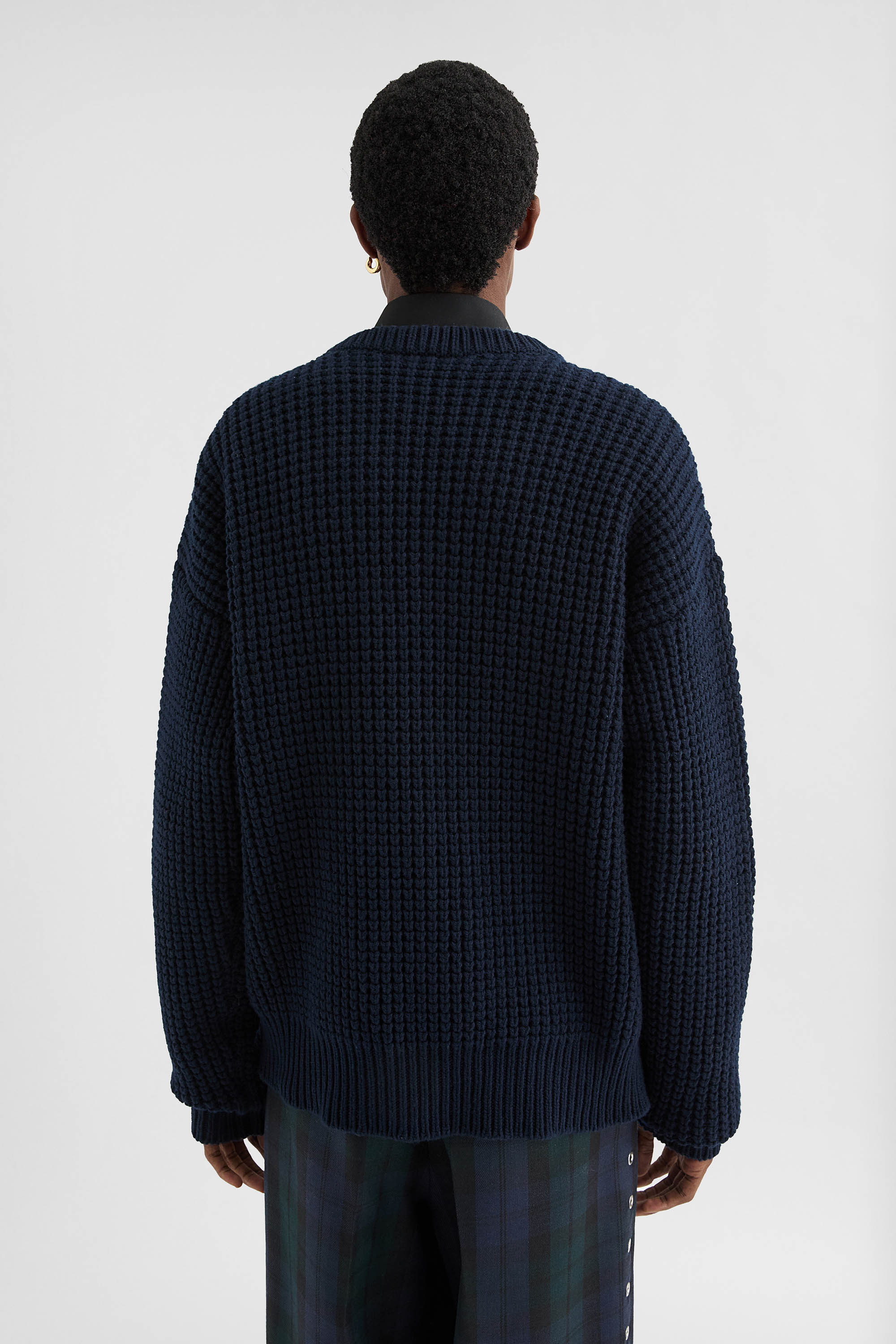 Wool Crew-Neck Sweater - Sweaters - Image 4