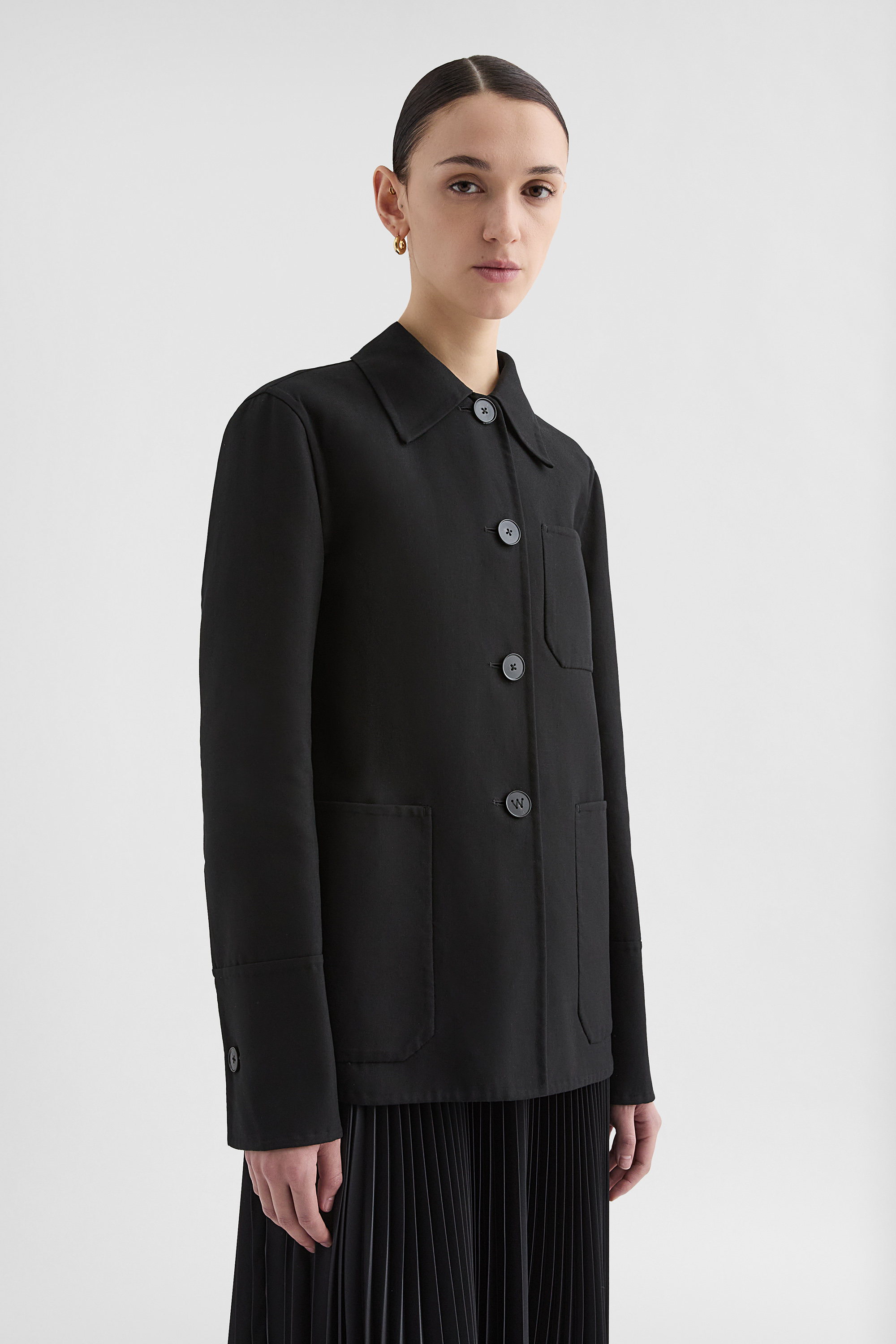 Cotton Overshirt - Jackets - Image 2