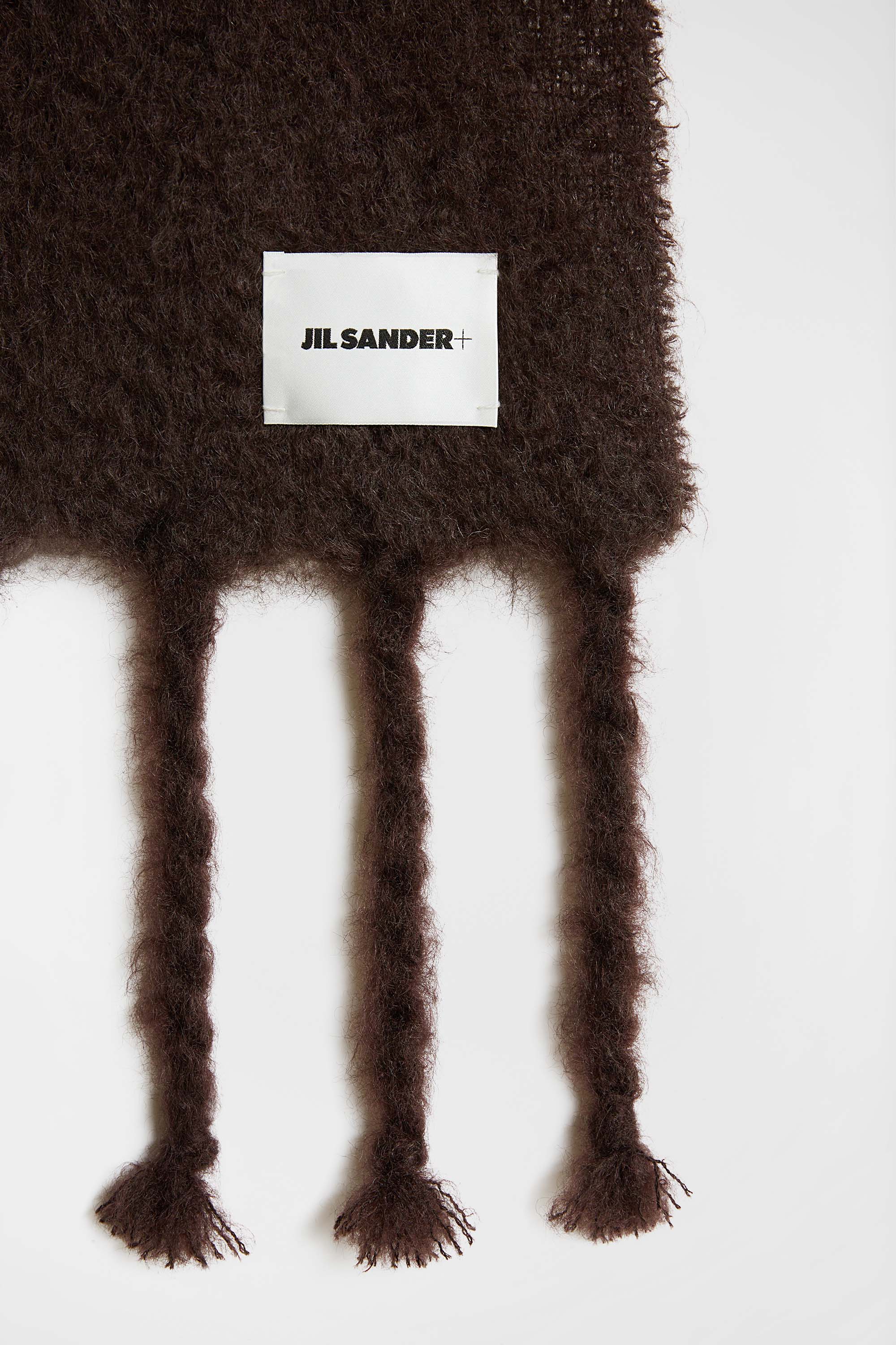 Slim Wool Blend Scarf - Scarves - Image 4