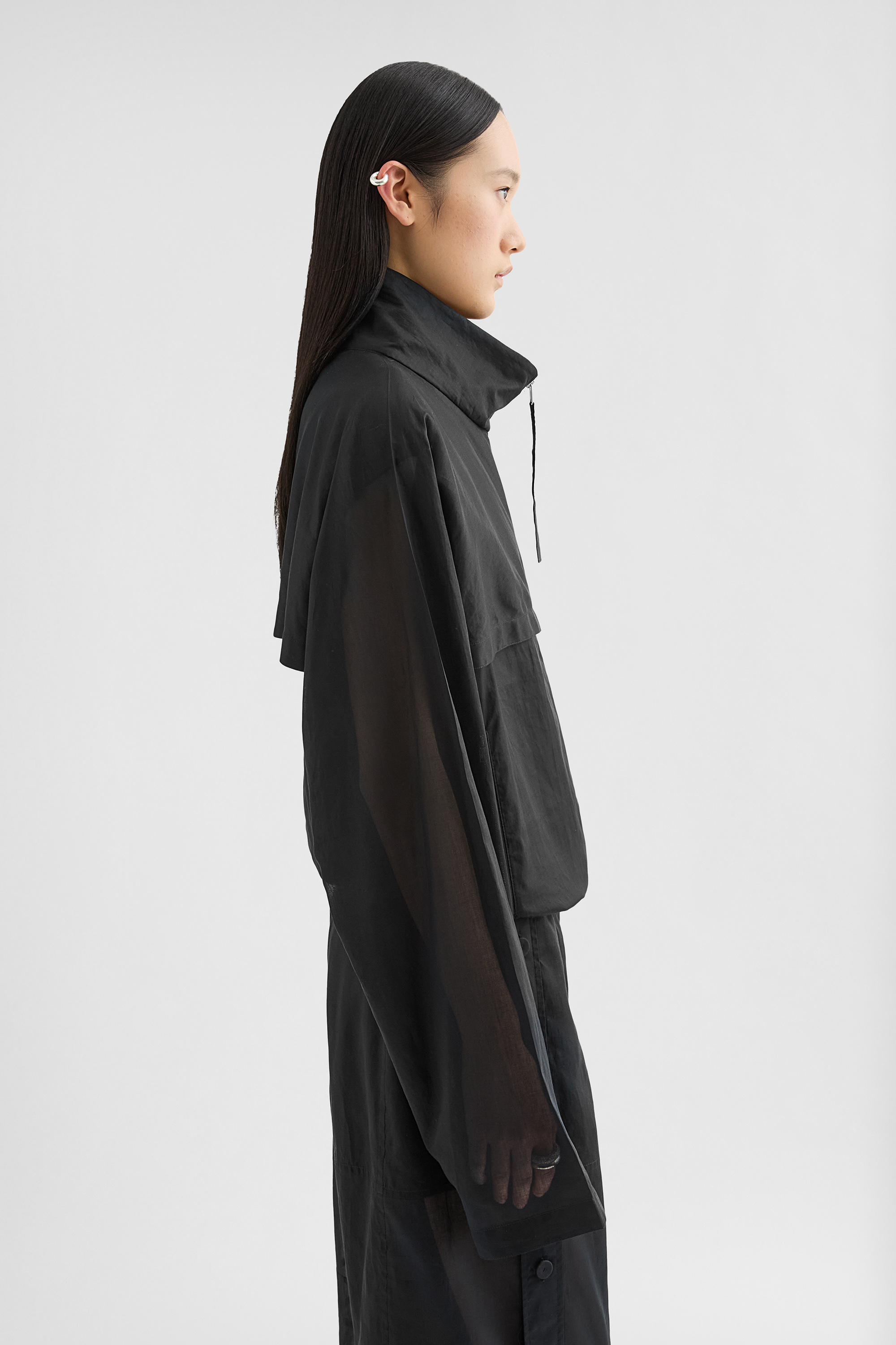 Cotton Muslin Blouson - Jackets - Image 2