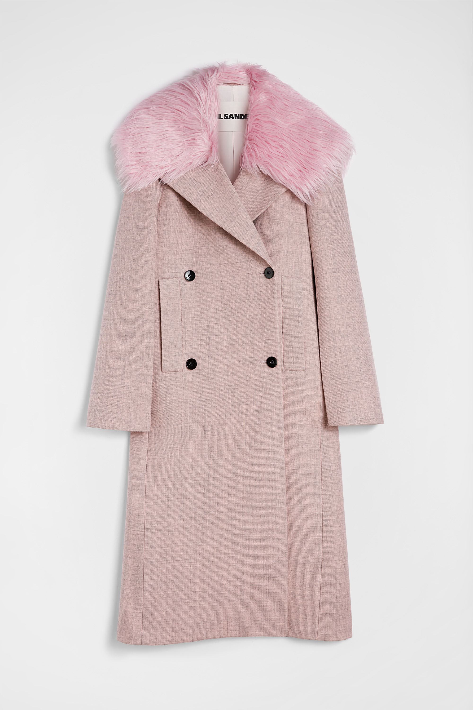 Manteau en laine chinée - Manteaux - Image 6