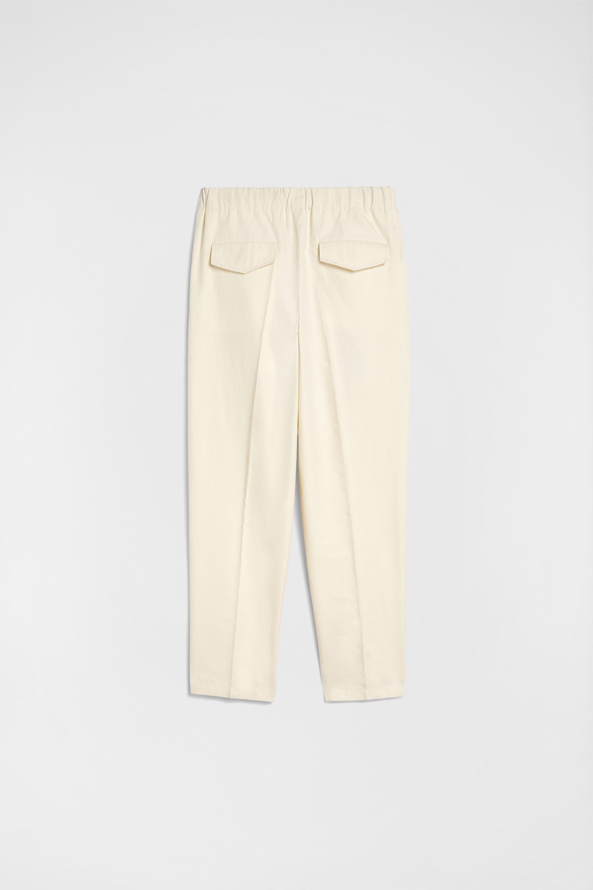 Lightweight Cotton Tapered Trousers - Trousers - Image 8