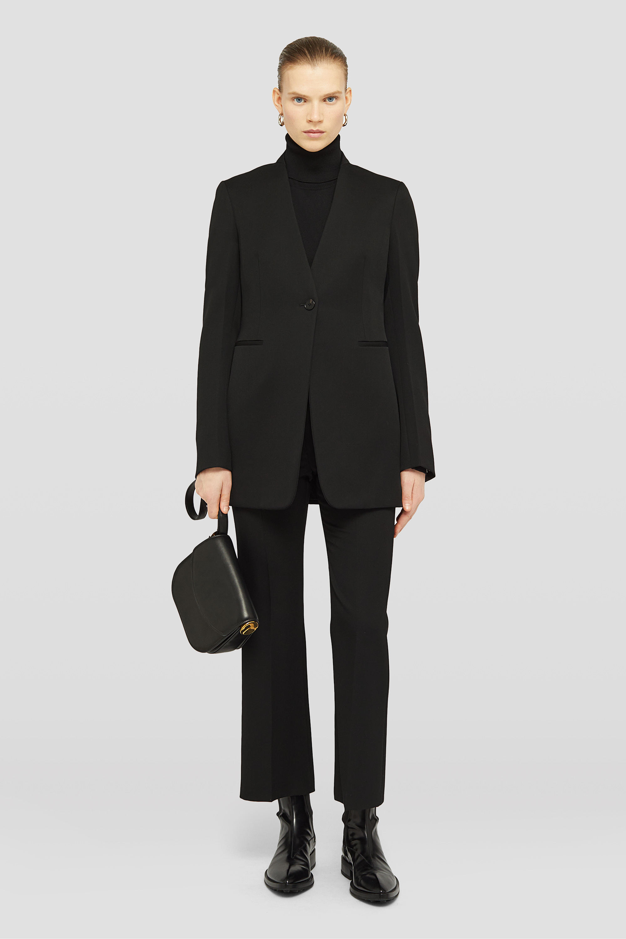 Wool Tailored Trousers - Trousers - Image 1