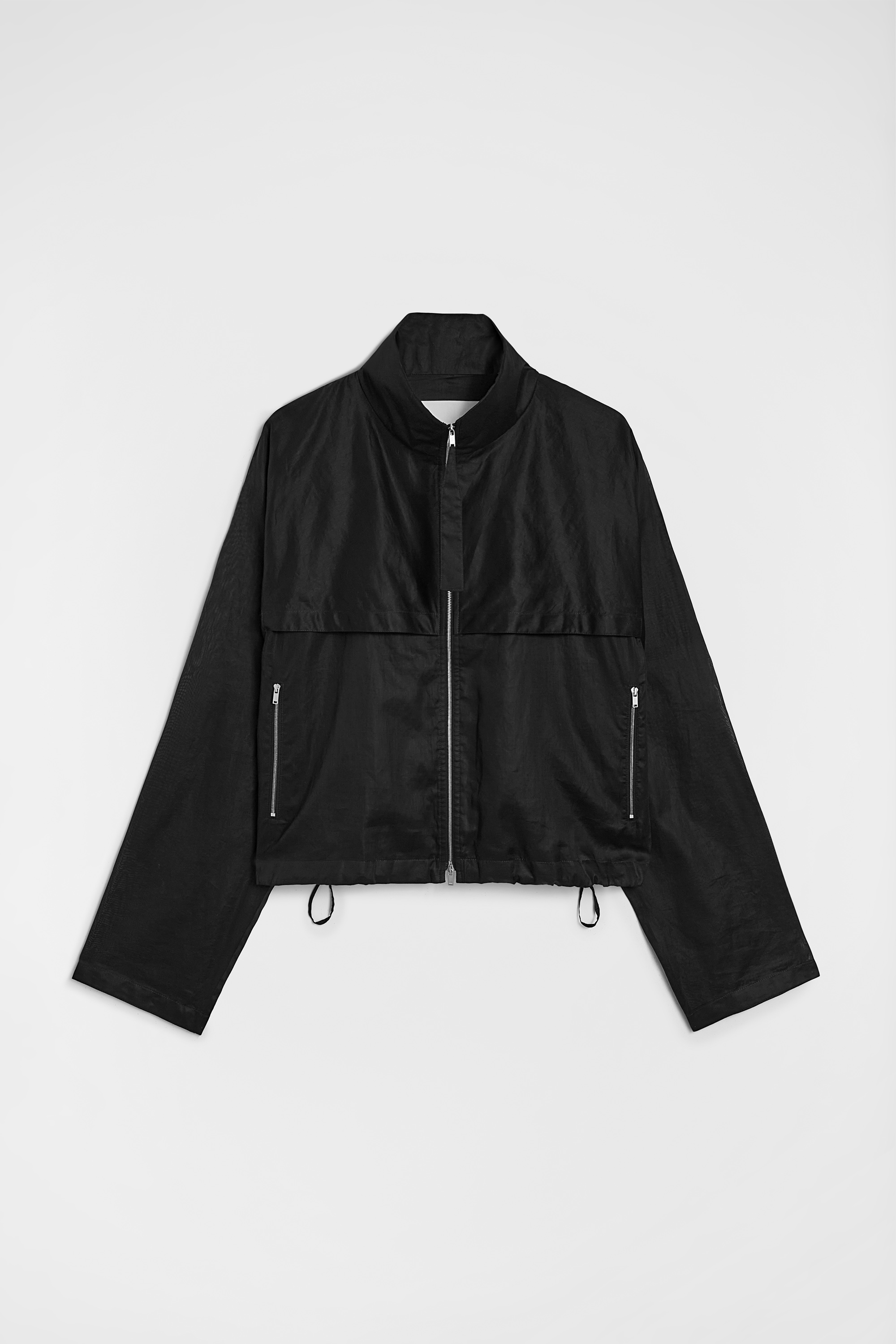 Cotton Muslin Blouson - Jackets - Image 6