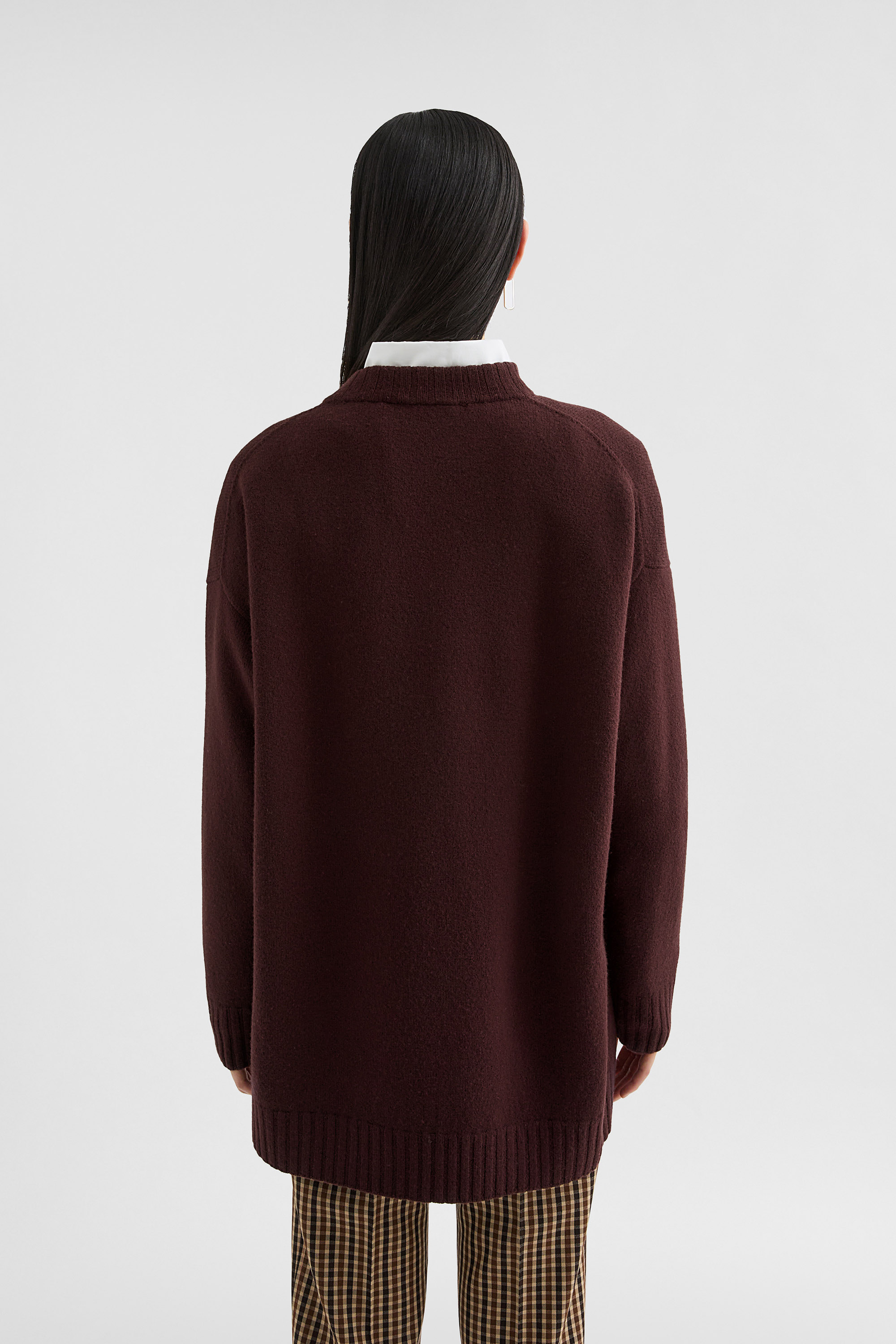 Wool Crew-Neck Sweater - Sweaters - Image 4