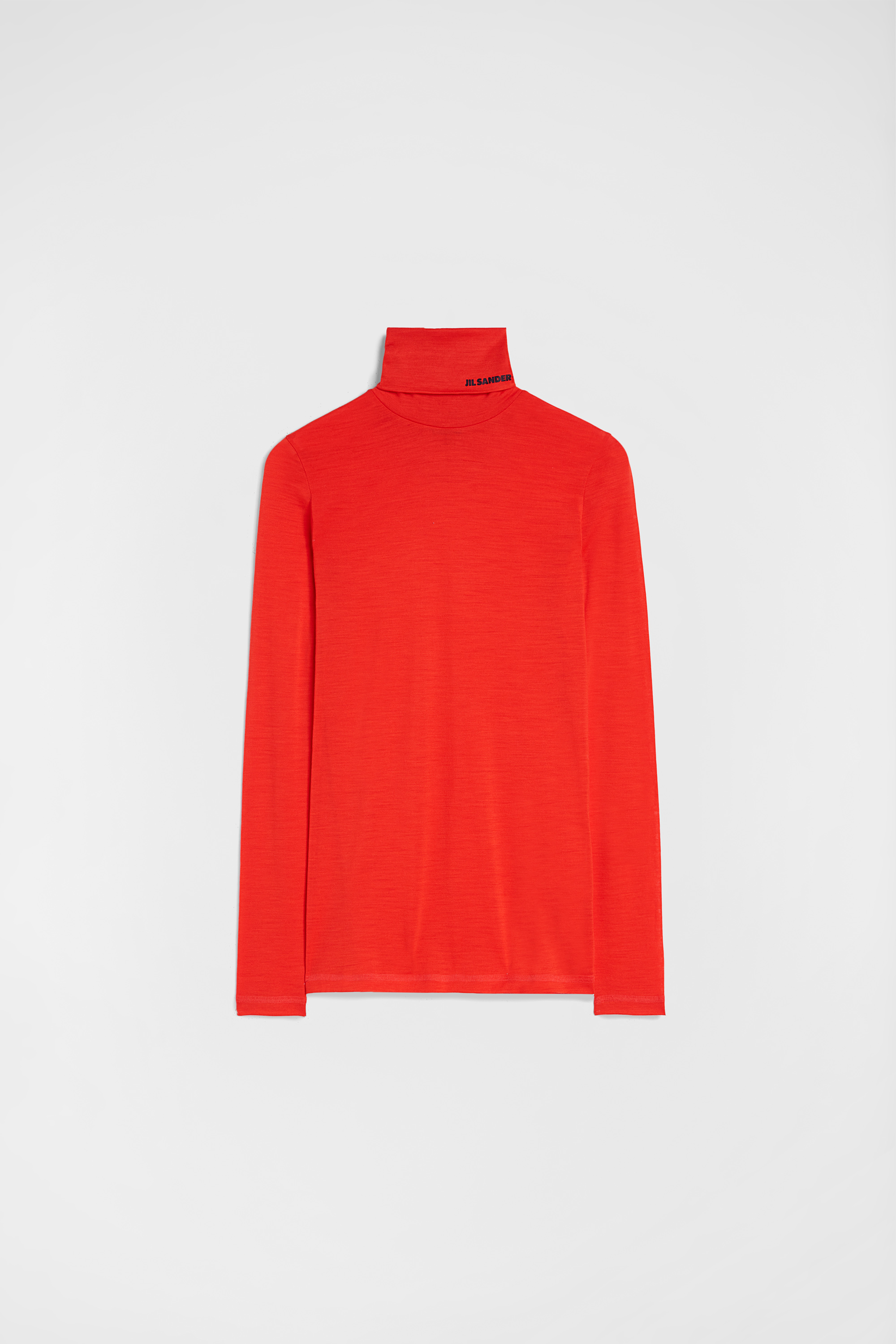 Lightweight Wool Blend High-Neck T-Shirt - T-shirts - Image 6