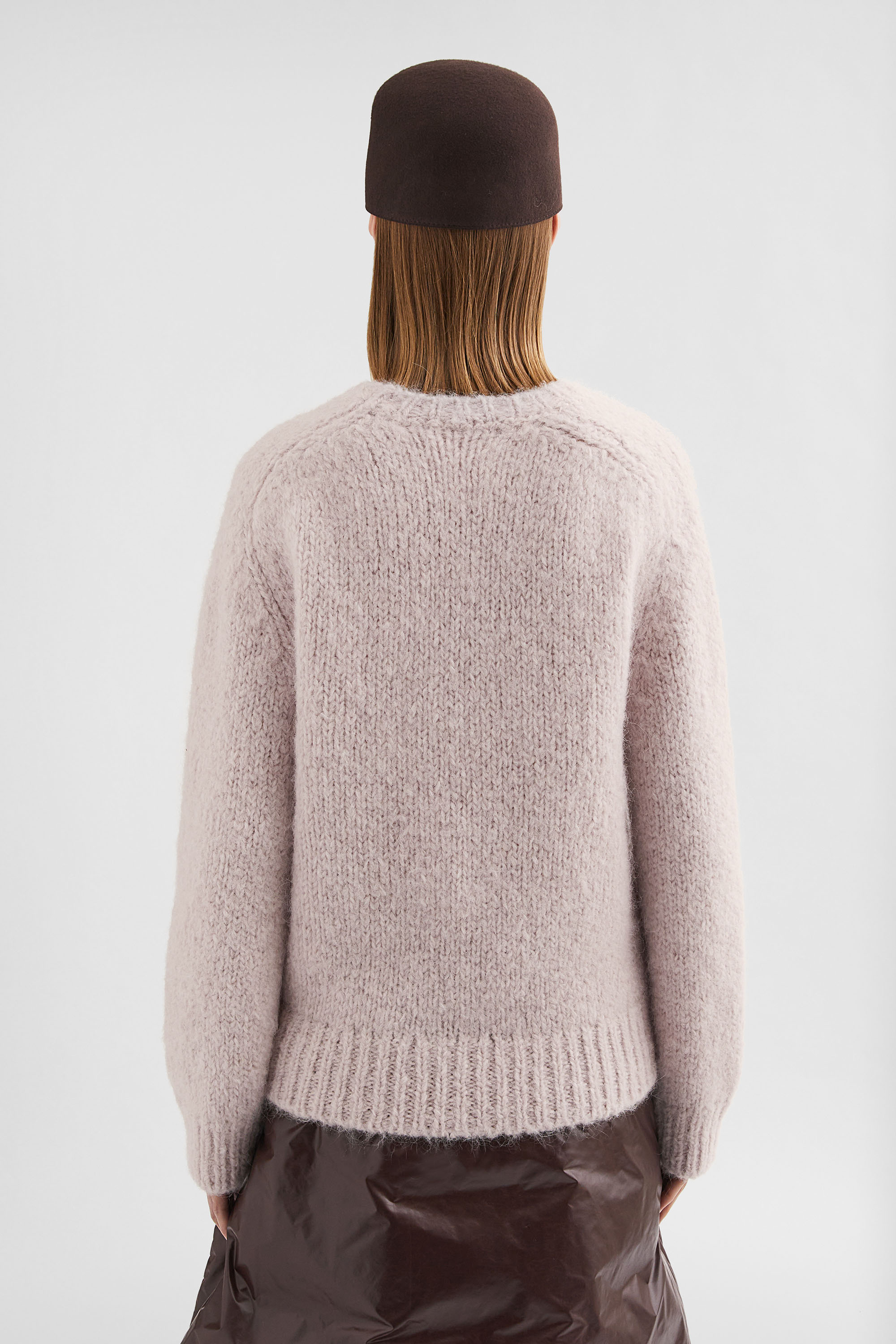 Wool Blend Crew-Neck Sweater - Sweaters - Image 4