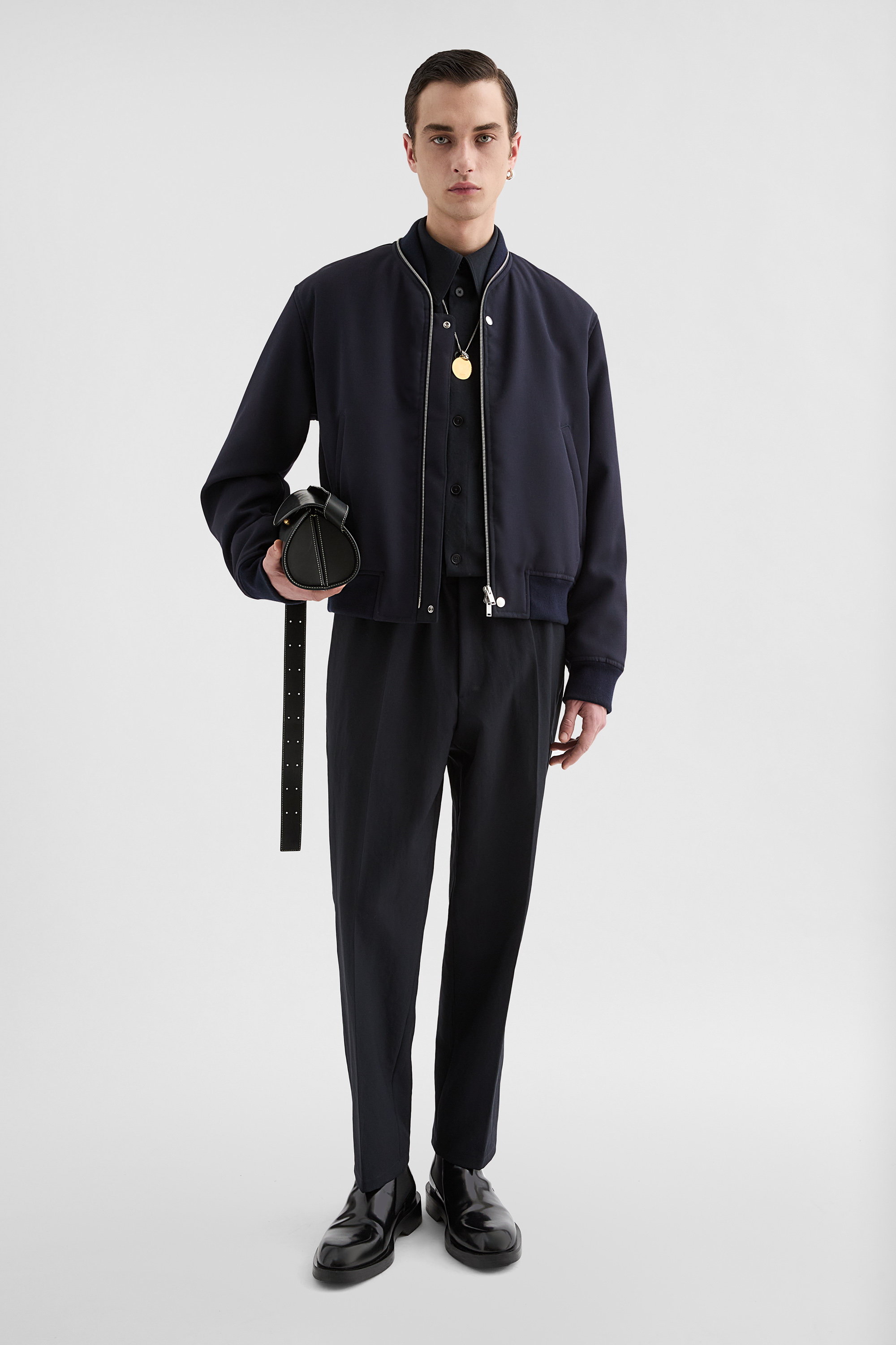 Bomberjacke aus Wollgabardine - Jacken - Image 1