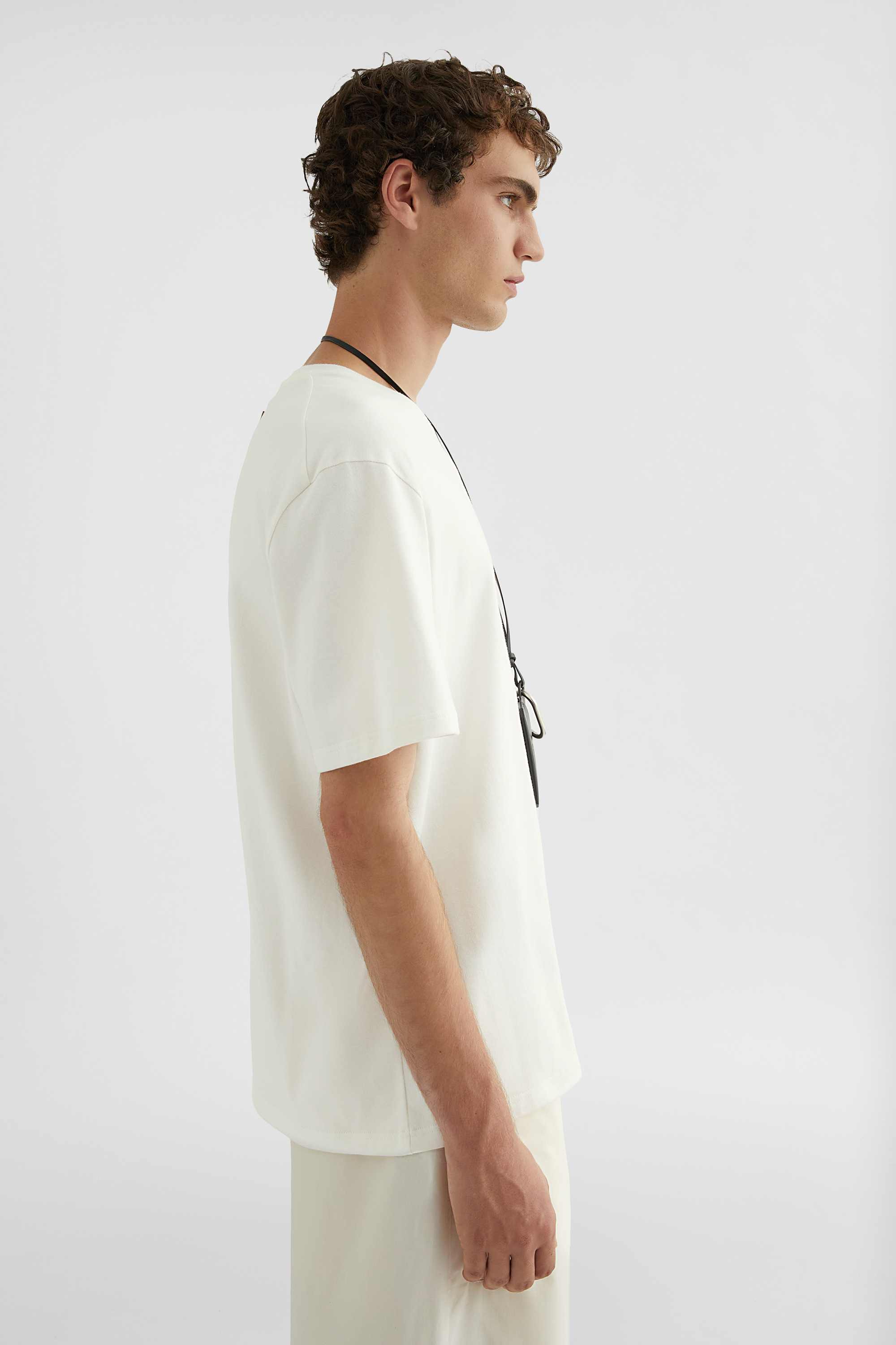 Cotton Crew-Neck T-Shirt - T-shirts - Image 2