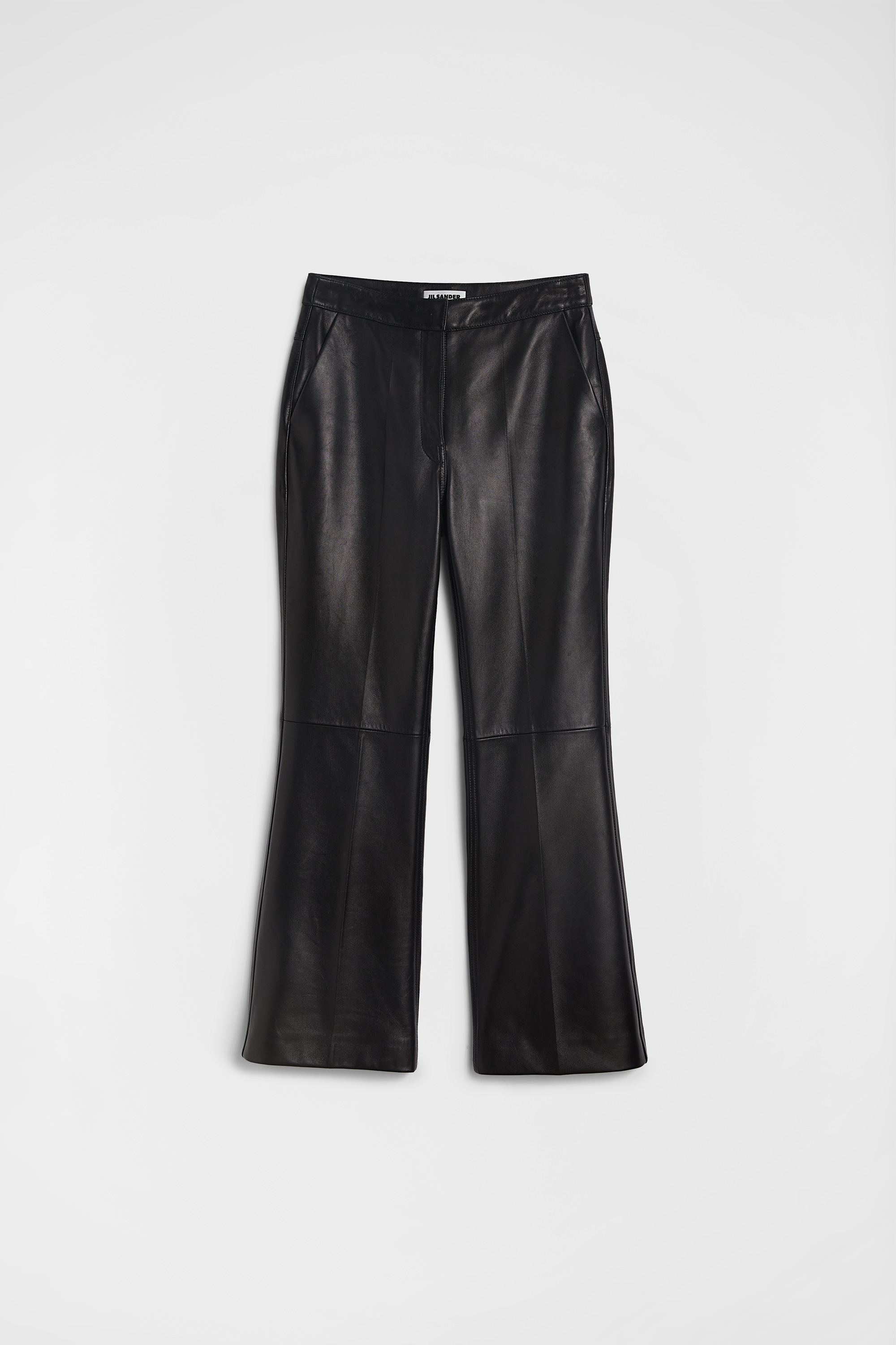 Leather Tailored Trousers - Trousers - Image 6
