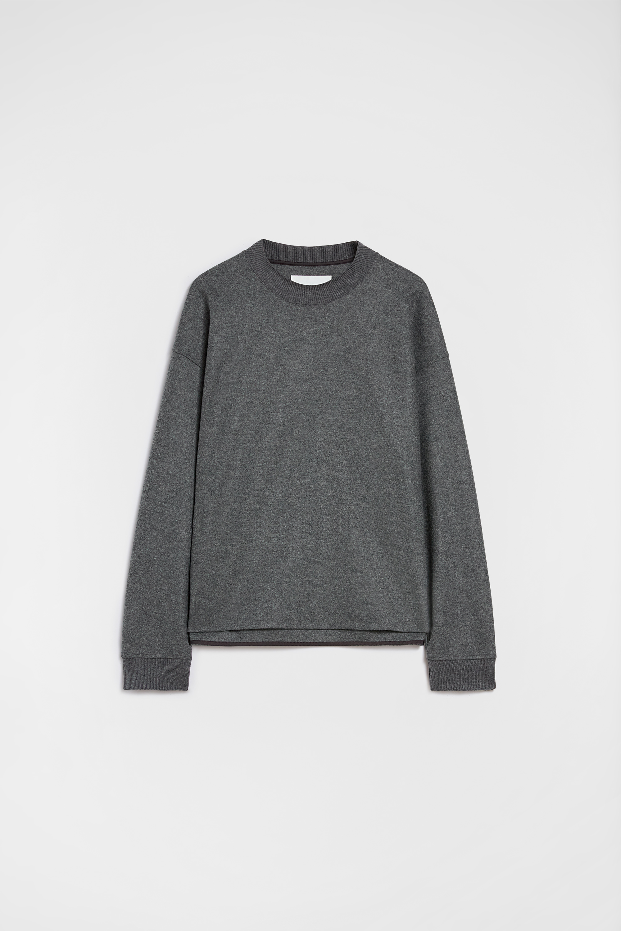 Wool Melton Crew-Neck Sweatshirt - Sweatshirts - Image 5