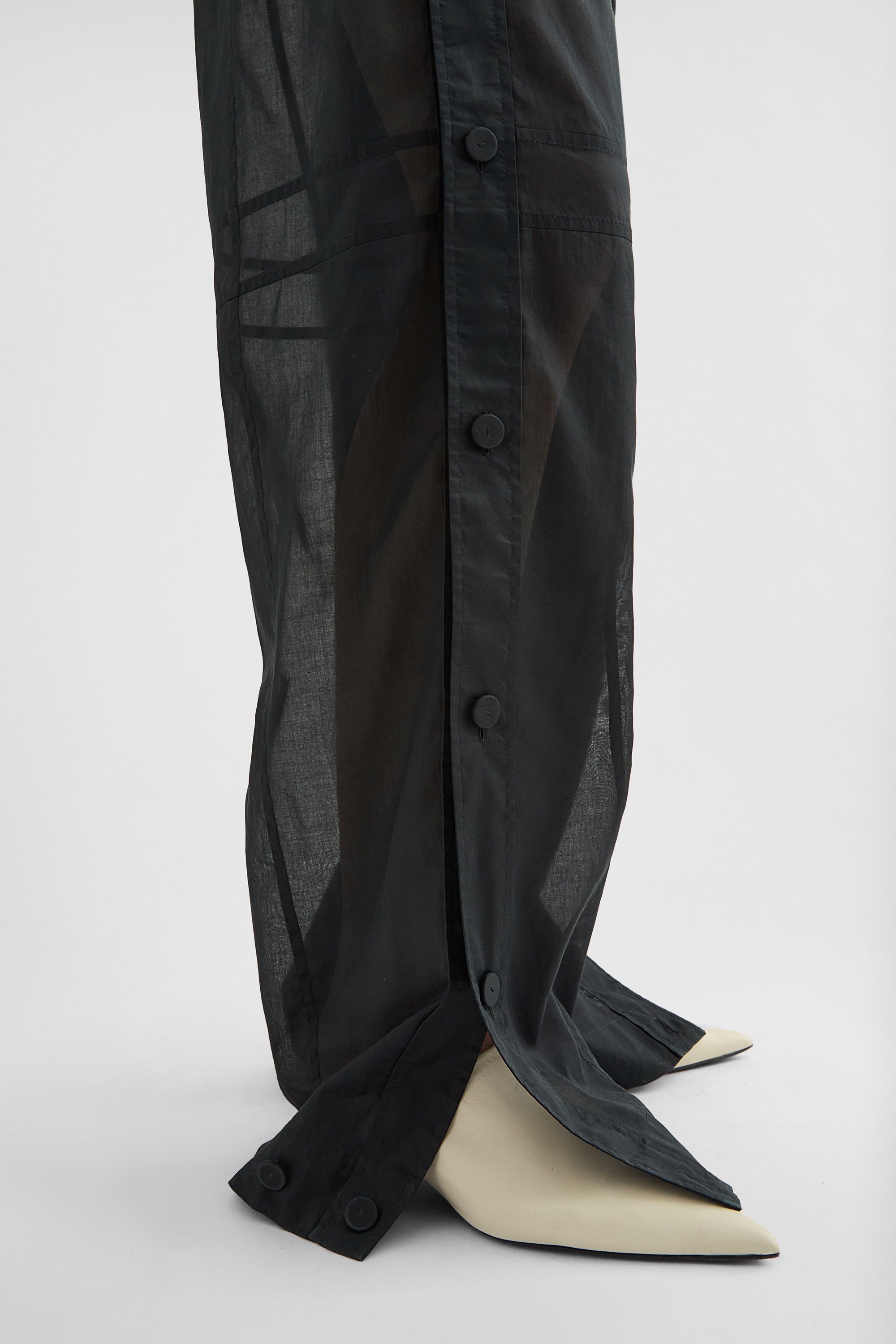 Cotton Muslin Trousers - Trousers - Image 5