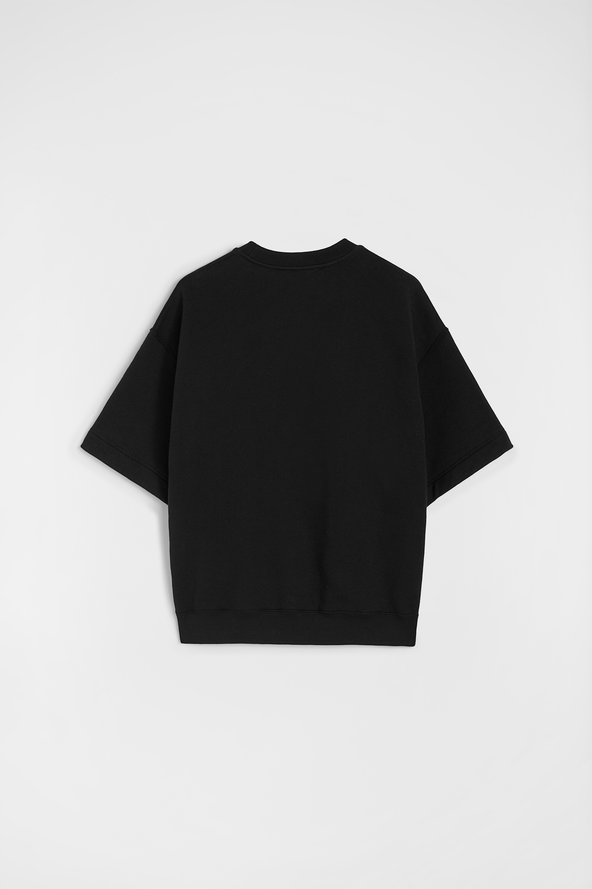Cotton Terry Crew-Neck T-Shirt - T-shirts - Image 7