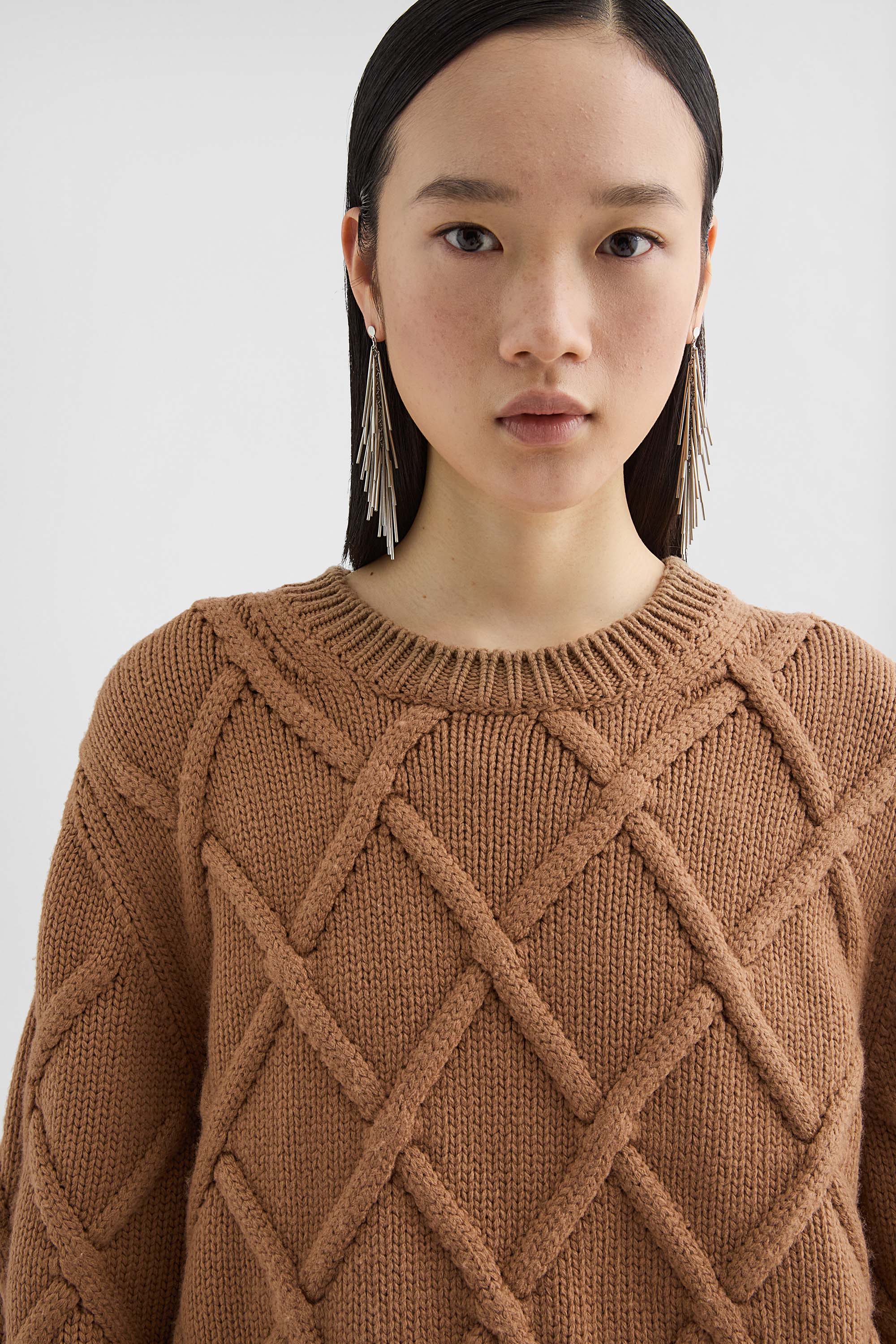 Wool Crew-Neck Sweater - Sweaters - Image 3