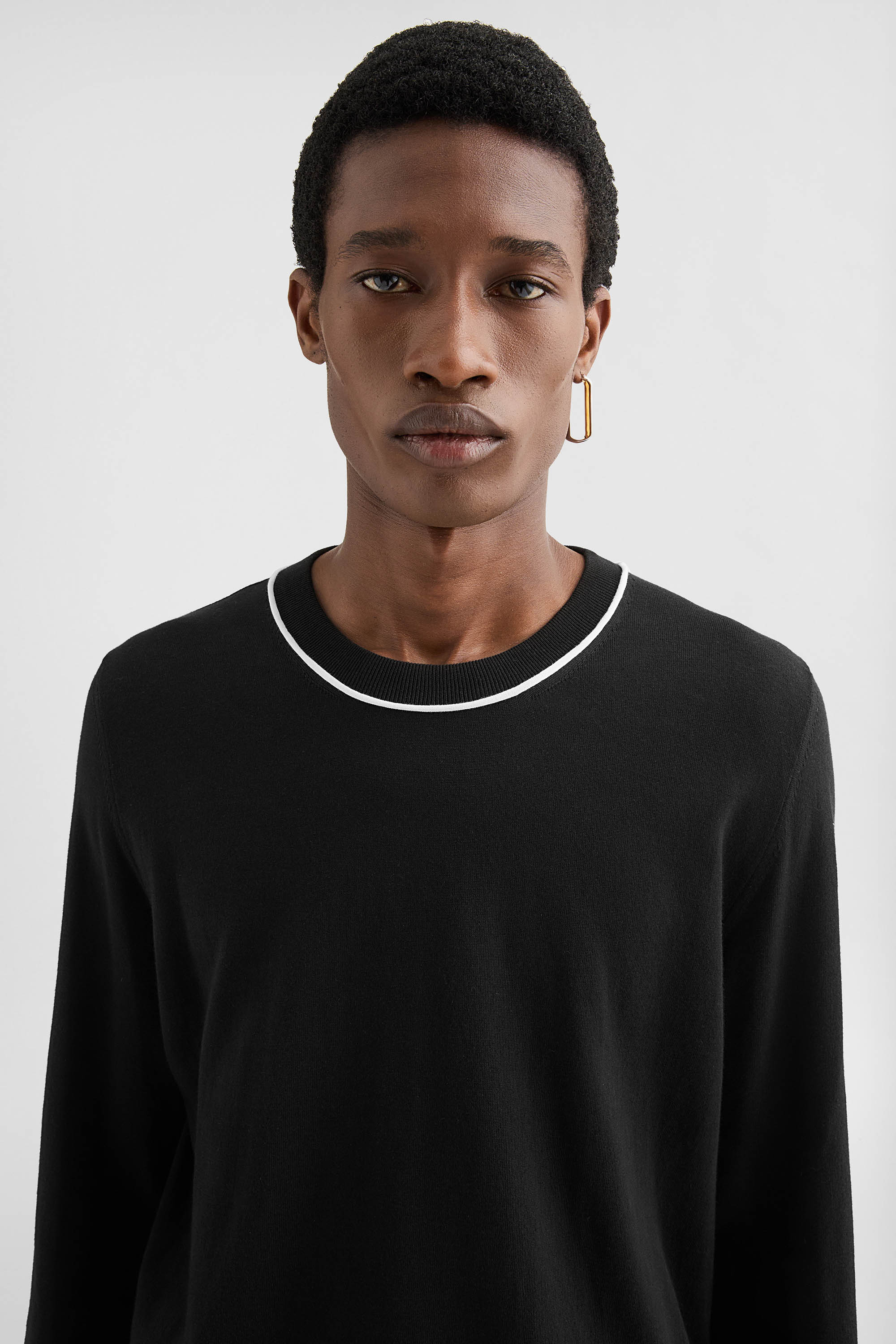Lightweight Cotton Crew-Neck Sweater - Sweaters - Image 3
