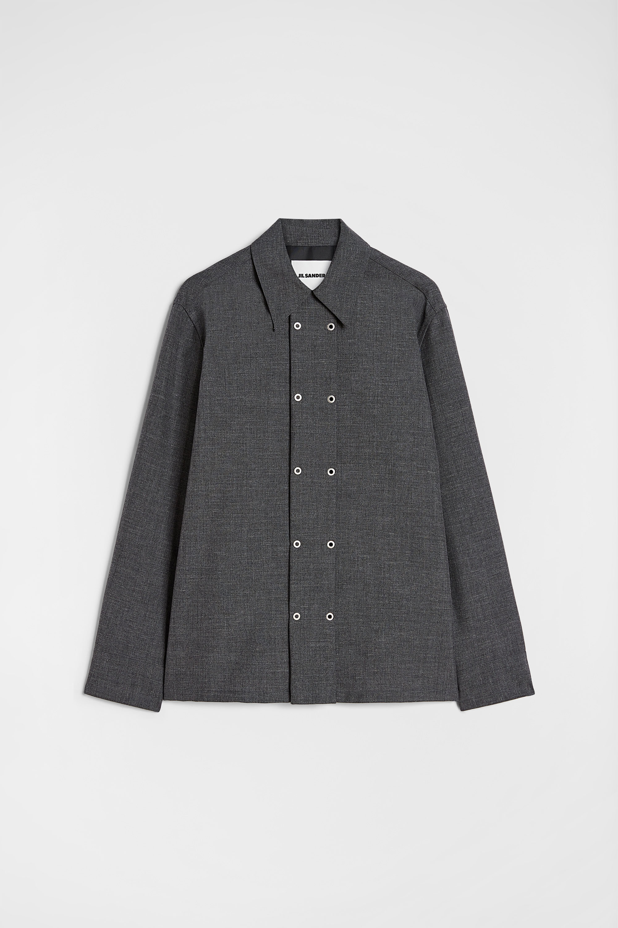 Melanged Wool Shirt - Shirts - Image 5