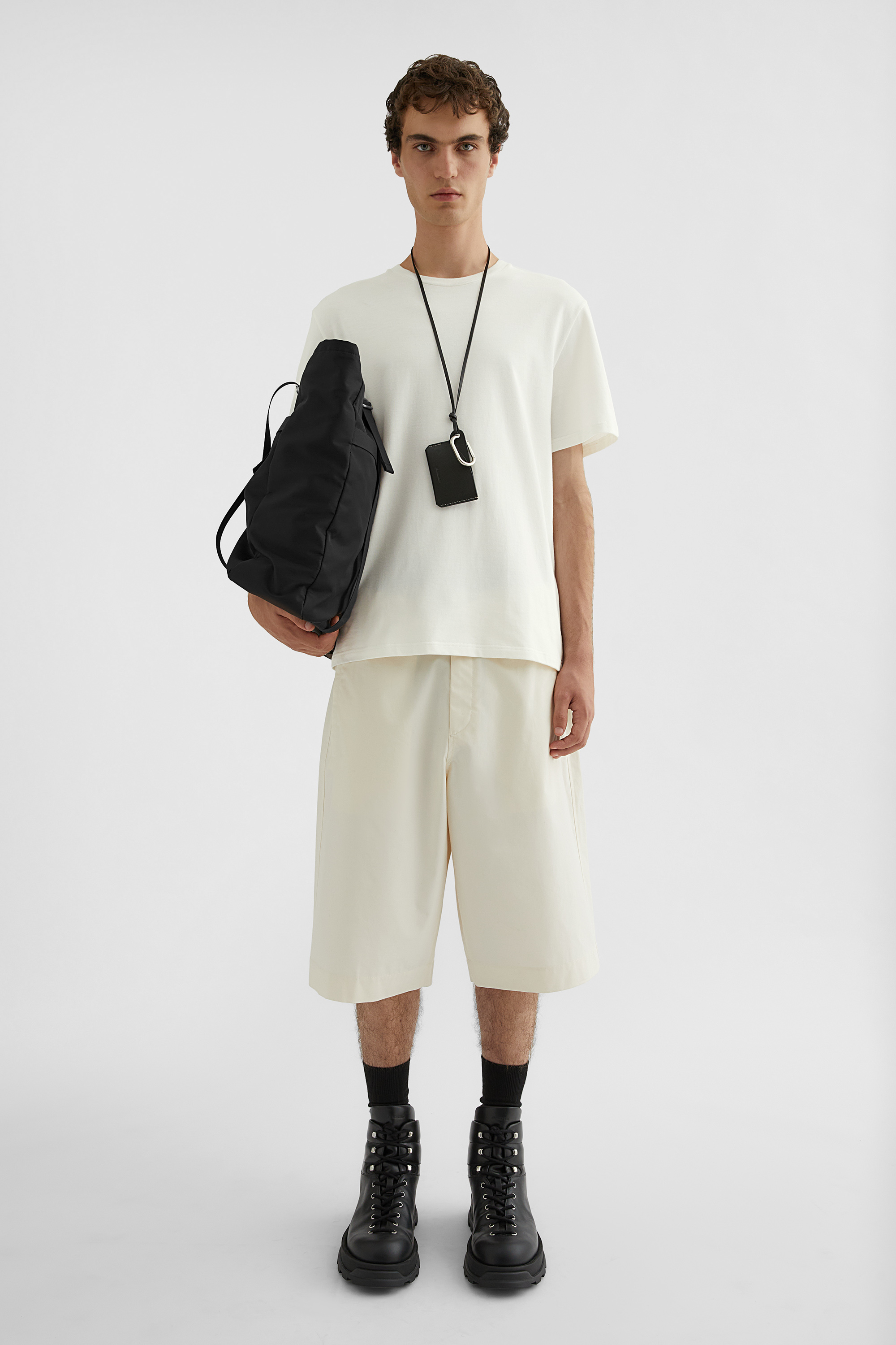 Cotton Crew-Neck T-Shirt - T-shirts - Image 1