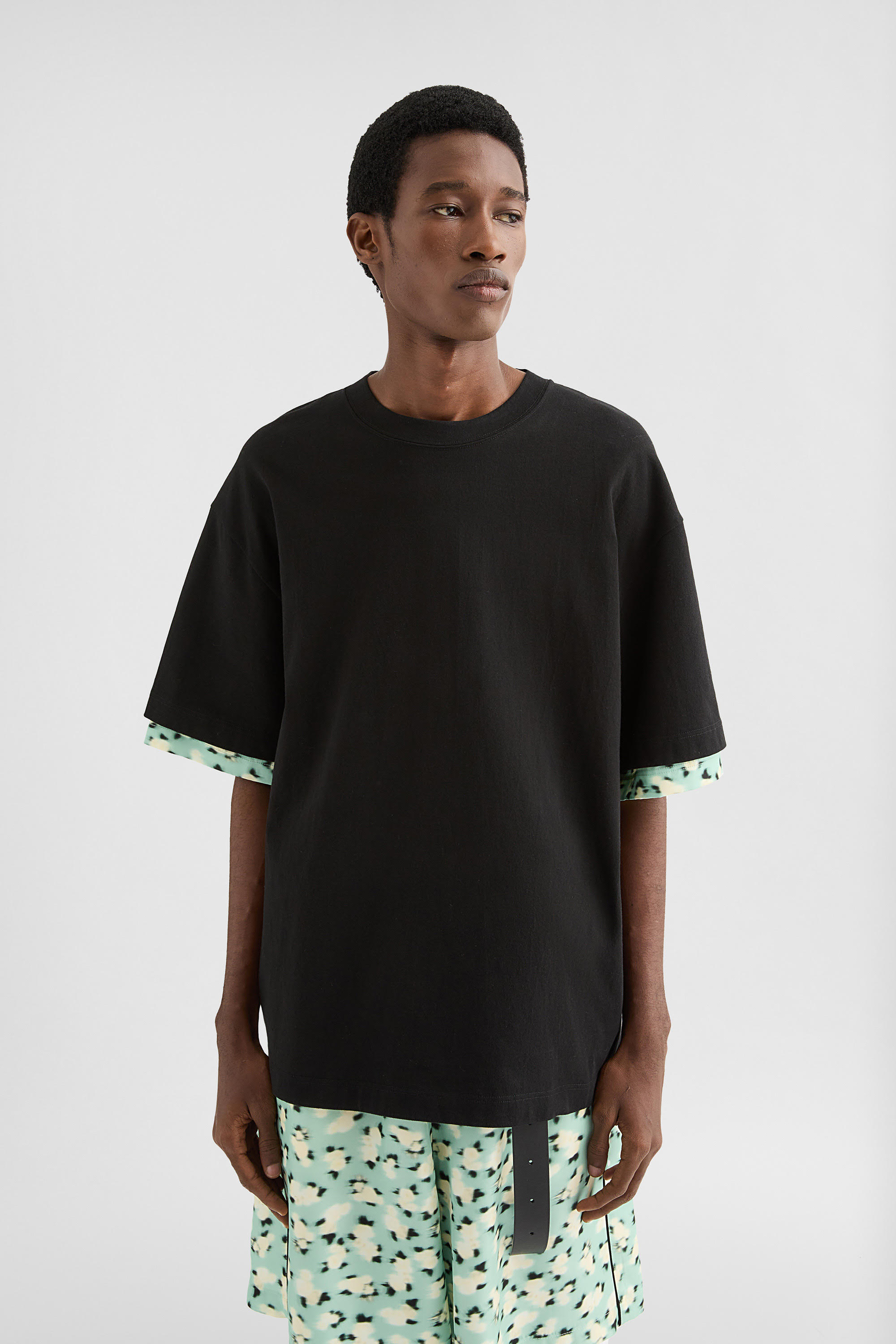 Cotton Crew-Neck T-Shirt - T-shirts - Image 5