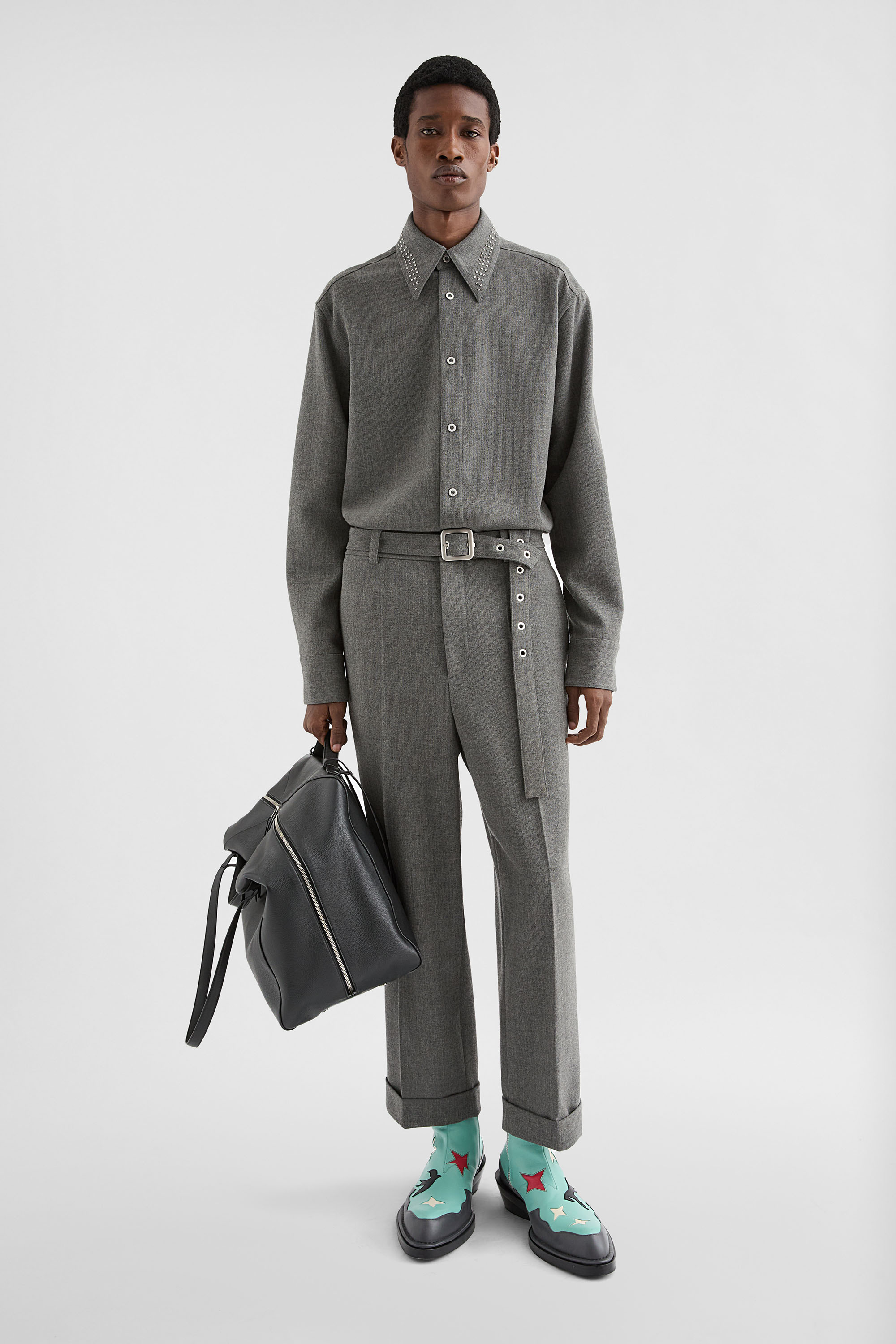 Wool Canvas Shirt - Shirts - Image 1