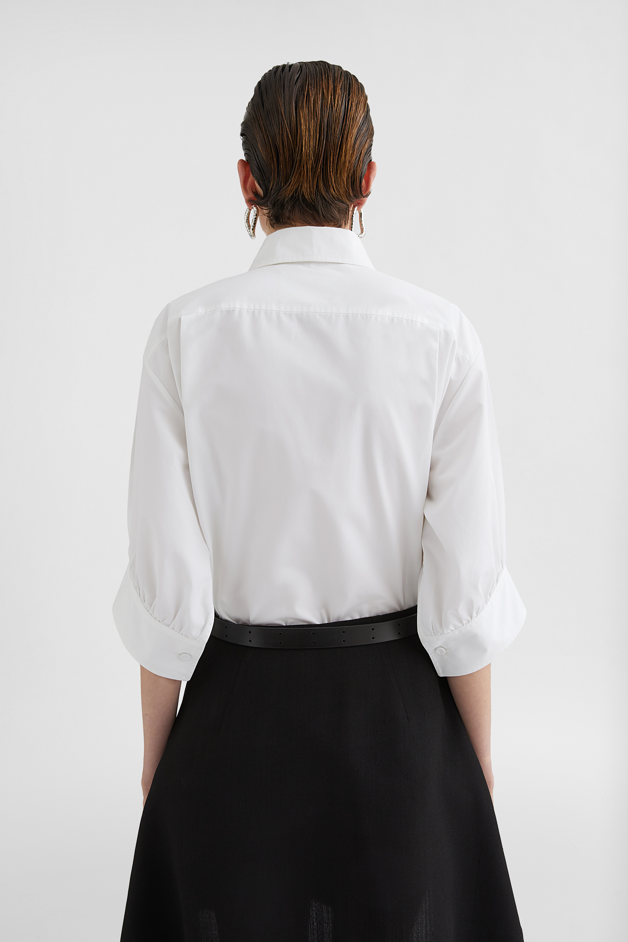 Cotton Poplin Shirt - Shirts - Image 4