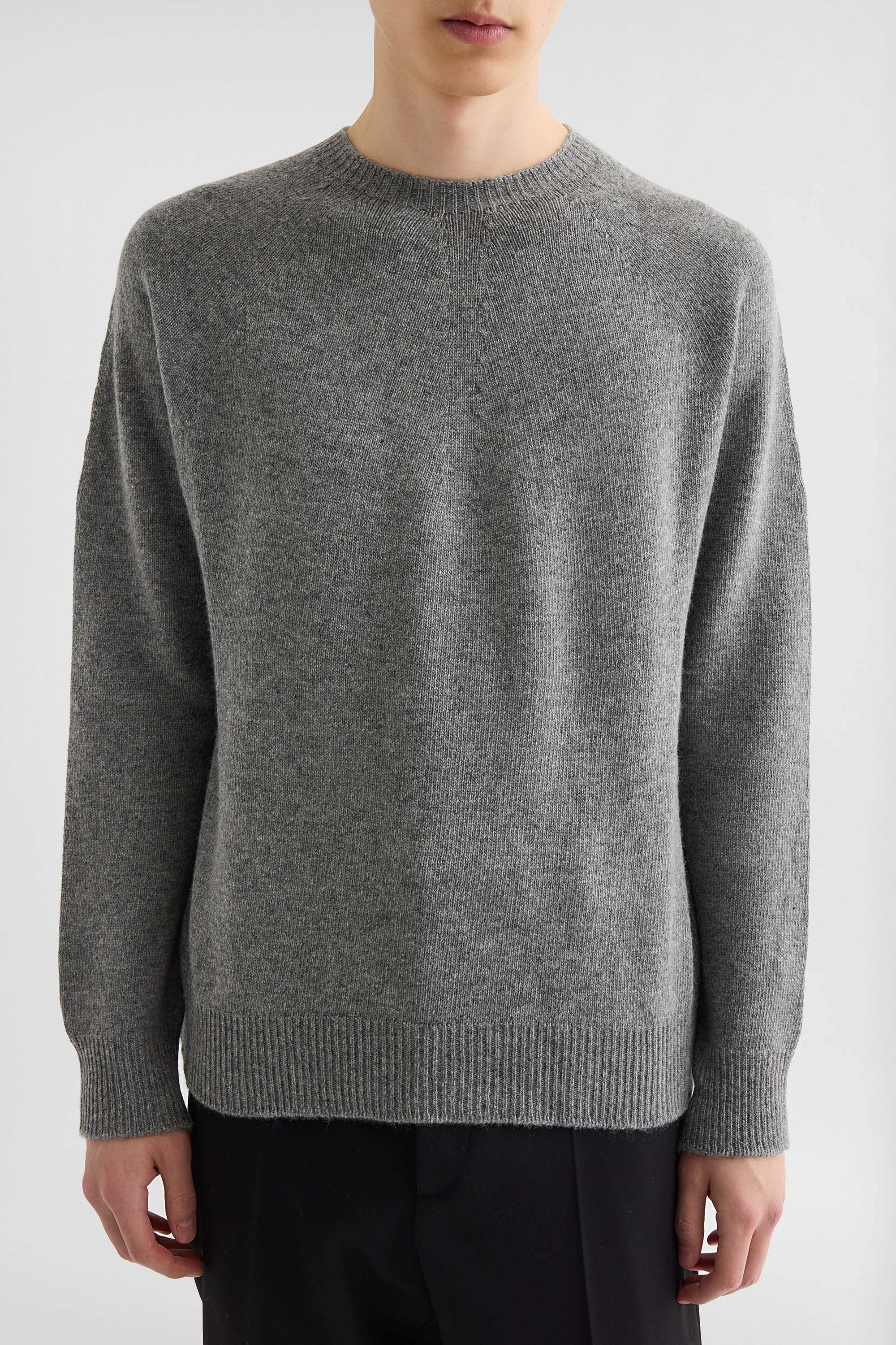 Cashmere Blend Crew-Neck Sweater - Sweaters - Image 4
