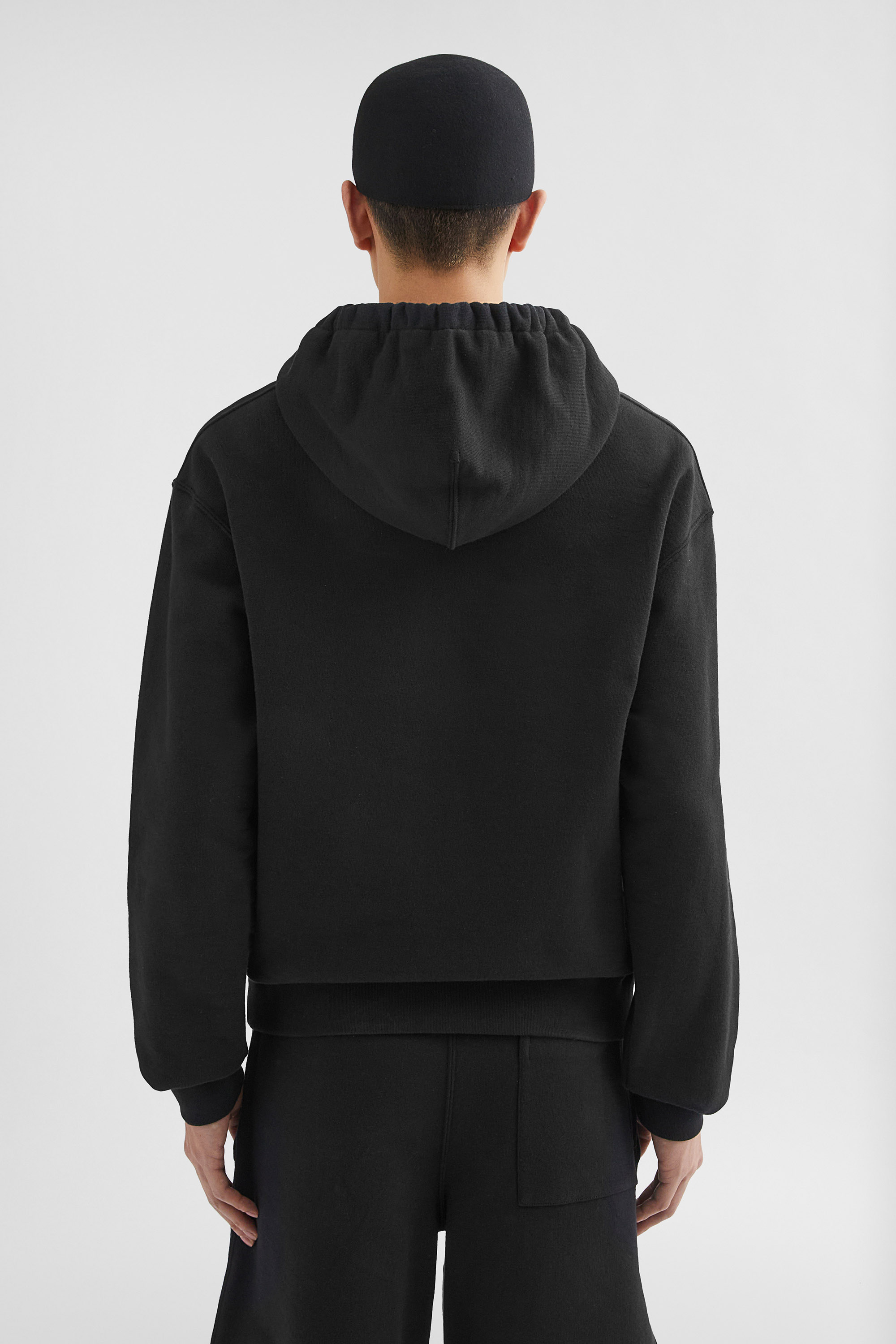 Cotton Terry Hooded Sweatshirt - Sweatshirts - Image 4