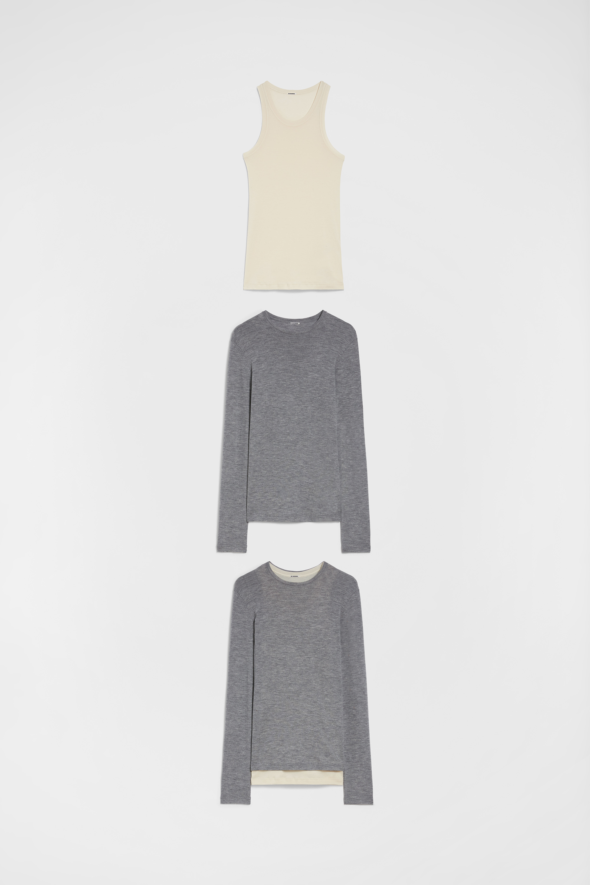 Lightweight Wool Layered T-Shirt - Long-sleeved tops - Image 5